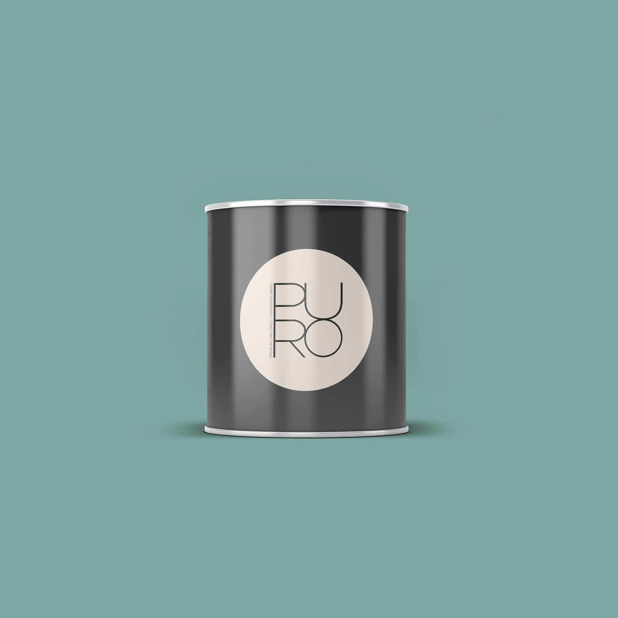 Image d'un pot de 1 litre de peinture Puro vert emerald green - c4009