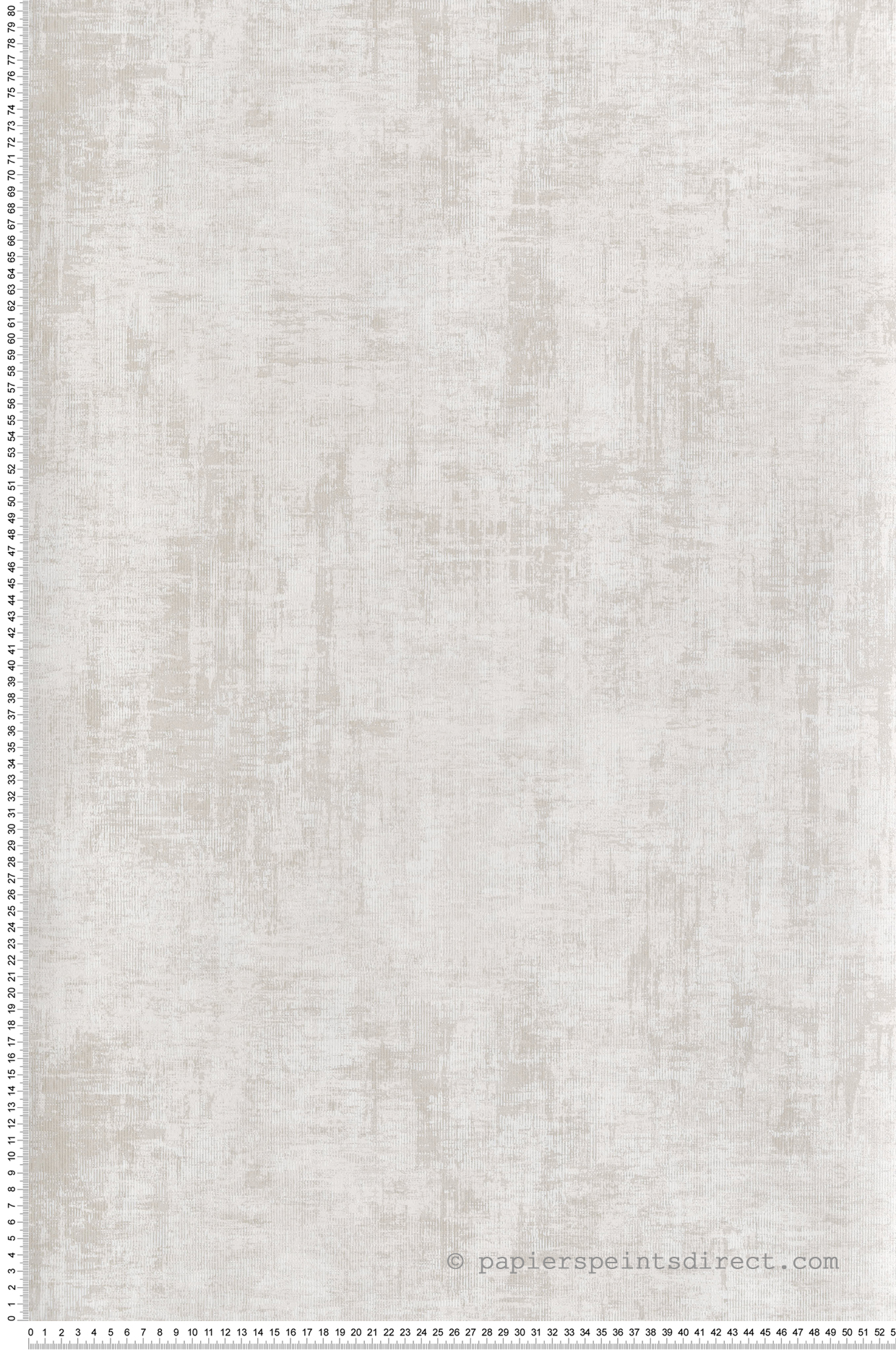 Papier peint Faux Uni Plâtre Métallisé blanc cassé - Unique de Lutèce | Réf. LTC-SP-LS5001