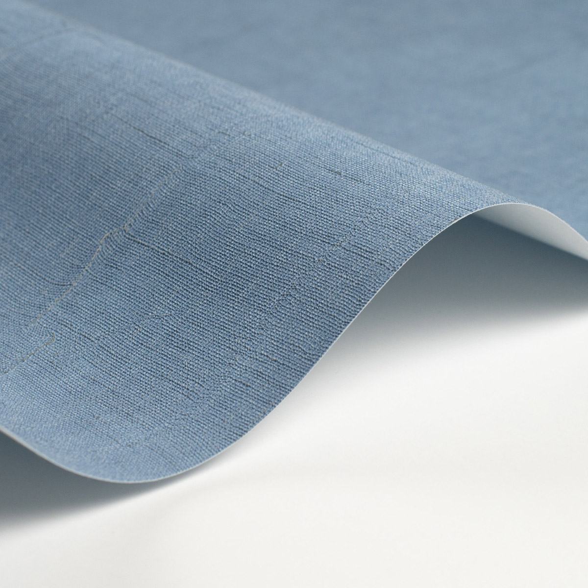 Papier peint Uni Etamine bleu embruns argenté - Etamine de Casadéco VAGUE | Réf. ETAM200256442