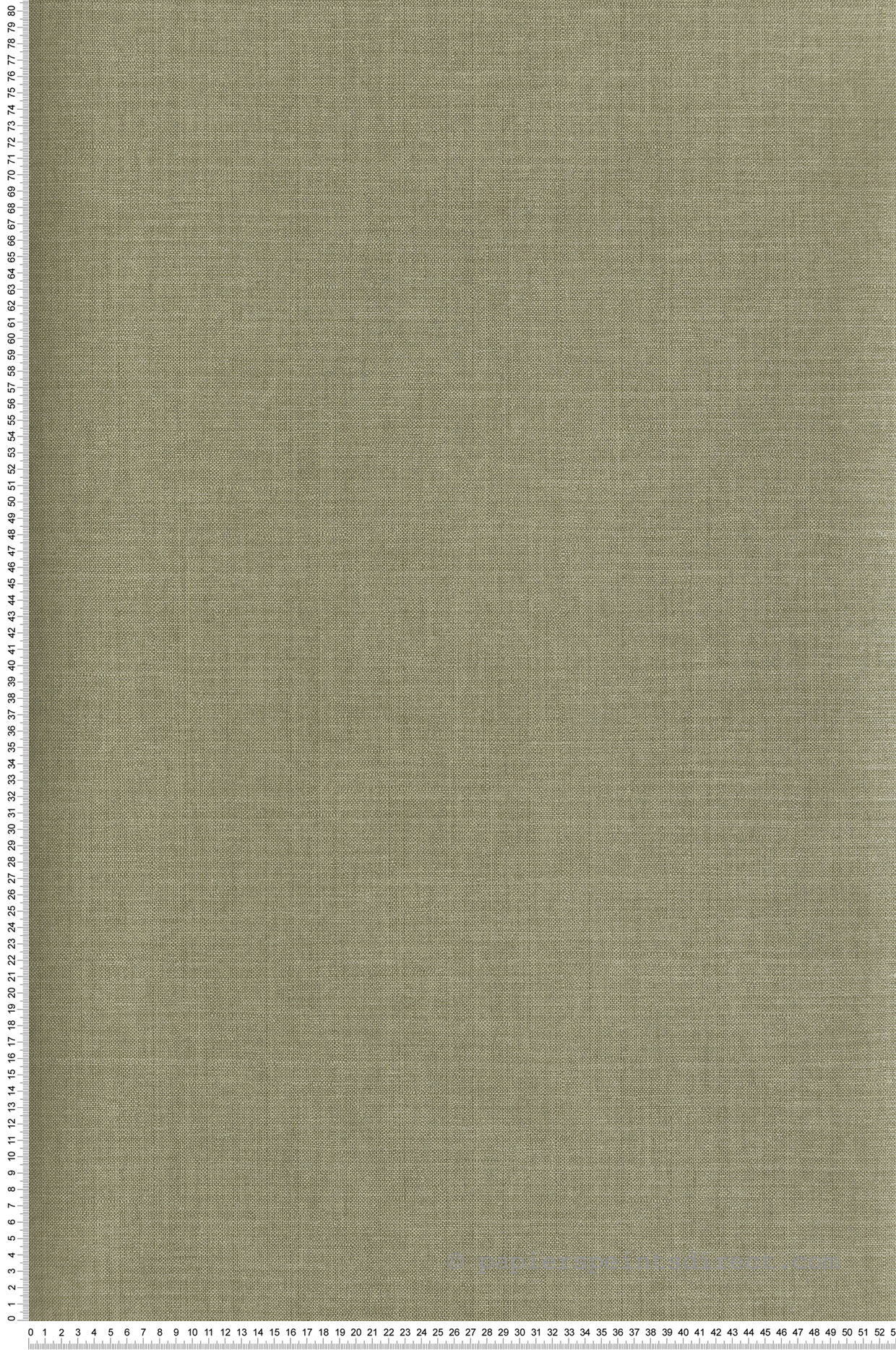 Papier peint Faux Uni Tissage Orbit vert mastic - Kimono de Masureel | Réf. MAS-ORB105