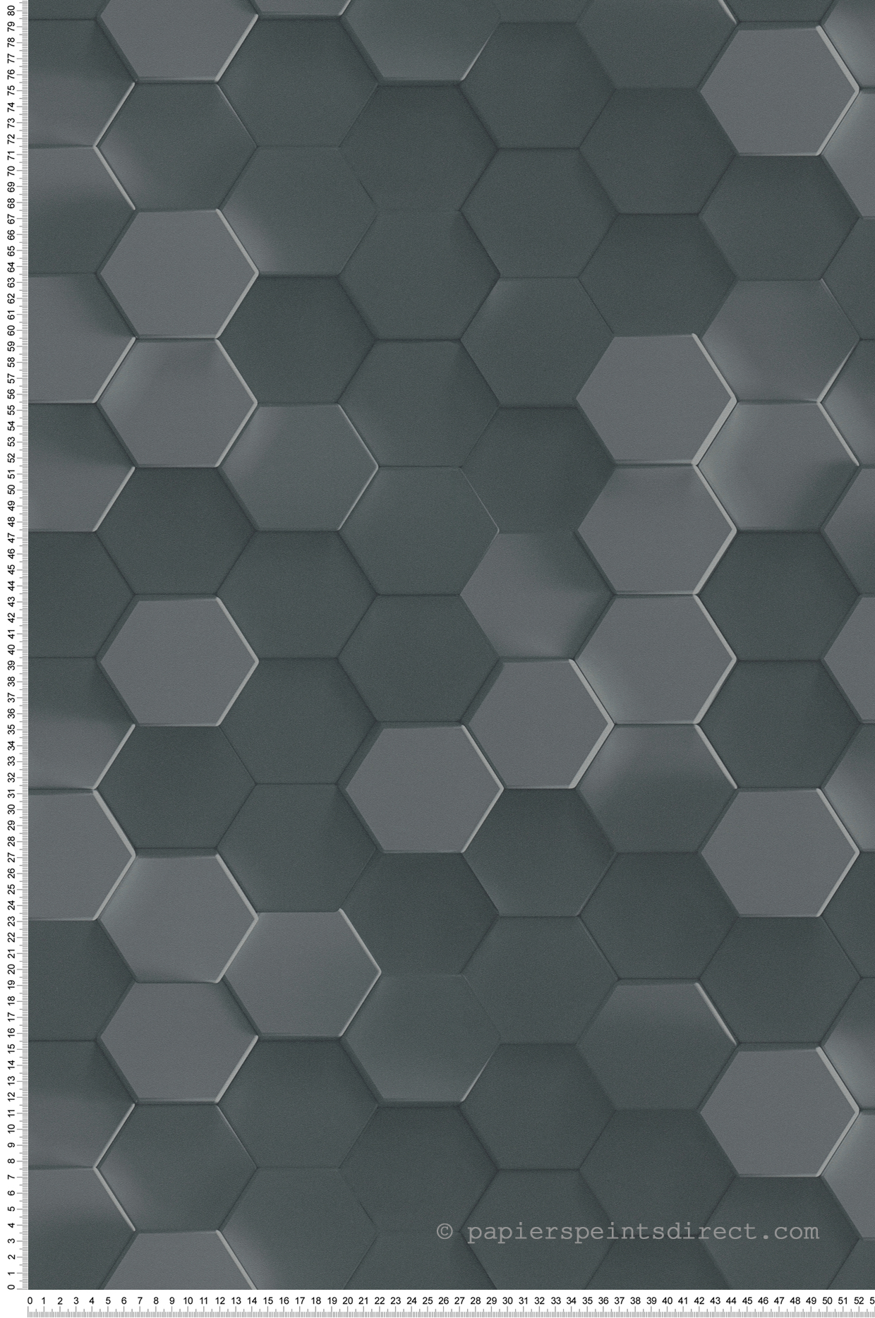 Papier peint 3D Nid d'Abeille noir - Pintwalls d'A.S. Création | Réf. AS-387233