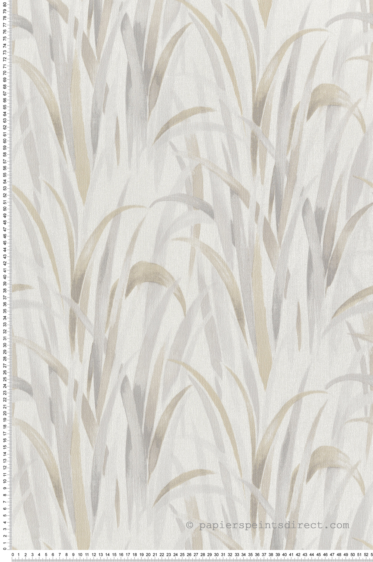 Papier peint Herbe Champs gris beige - Jaipur de Montecolino | Réf. MC-26400