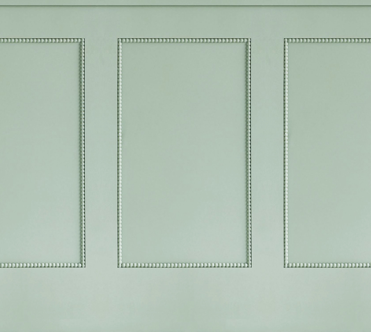 Papier peint Soubassement Moulure S vert amande - Reliefs de Casélio | Réf. RLF106357070