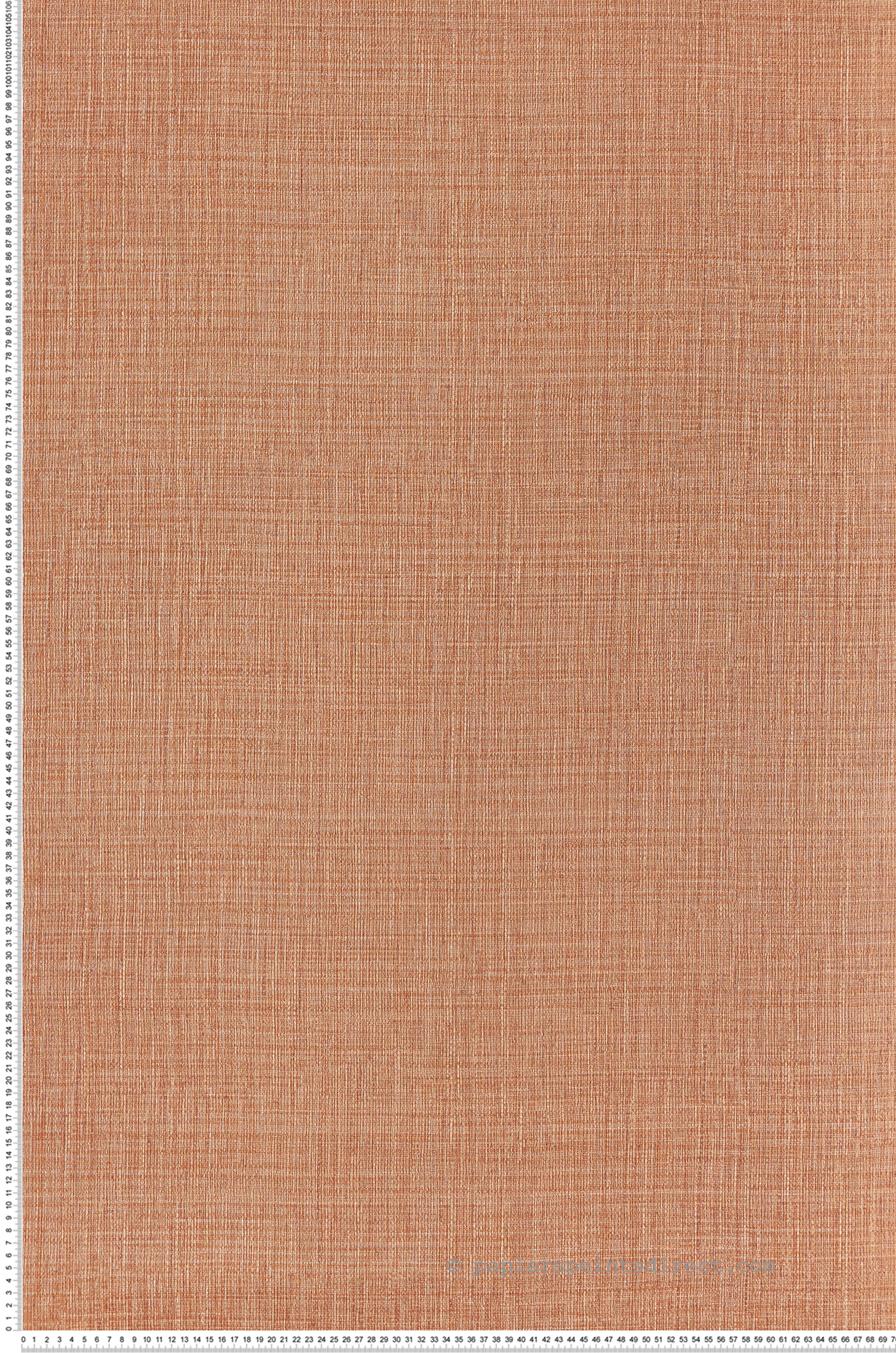 Papier peint Uni Tissé Sierra pêche - Palmadora de Casamance | Réf. CAS-76702956