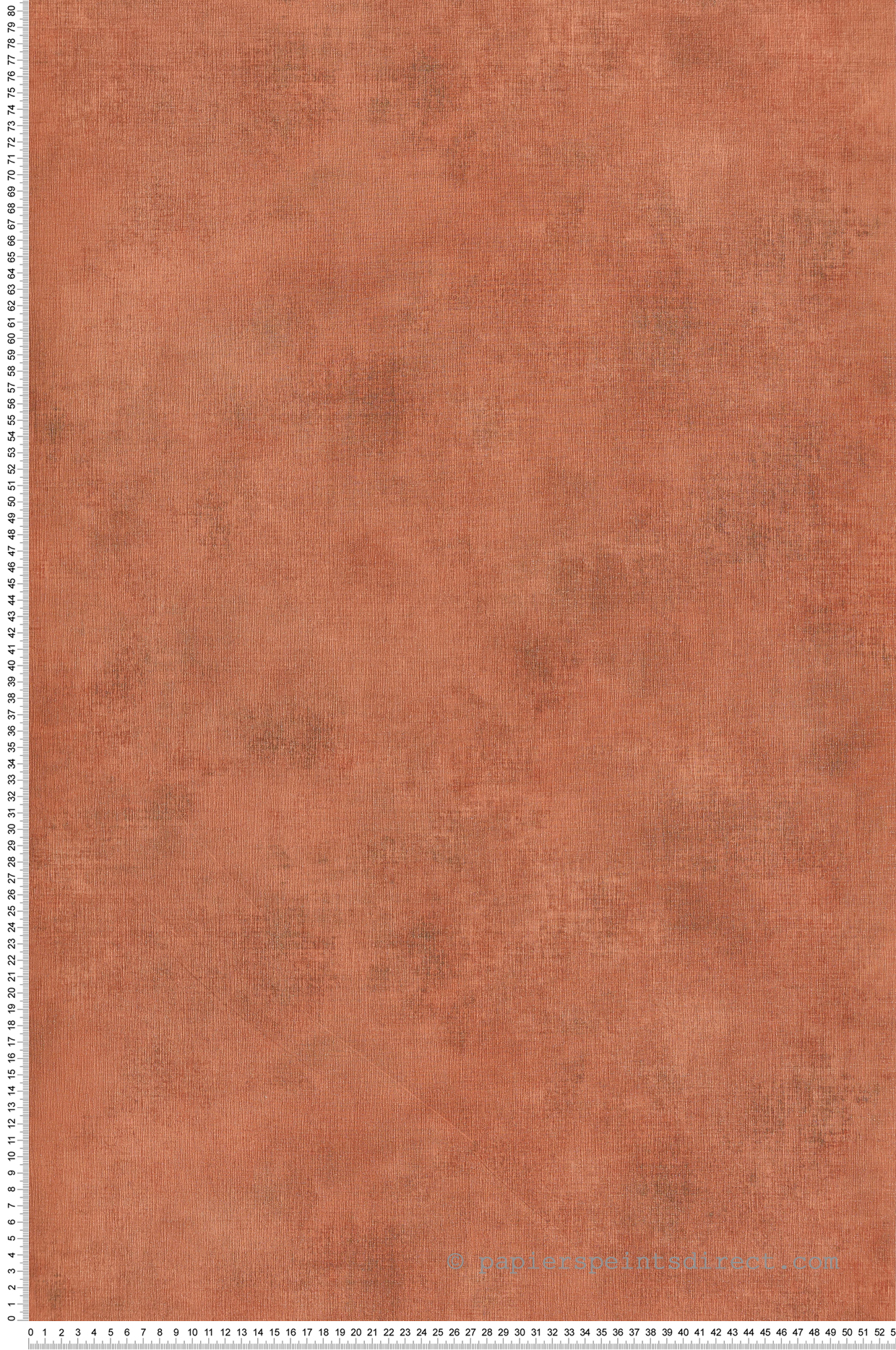 Papier peint Faux uni orange cuivré - Telas 2 de Casélio | Ref. TEL102073050