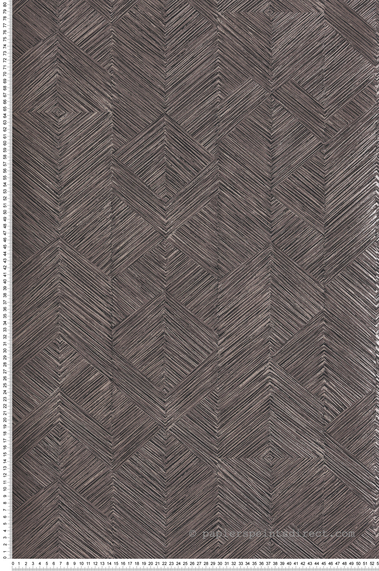 Papier peint Bois Enitan brun irisé - The Texture Book de Masureel | Réf. MAS-TRI102