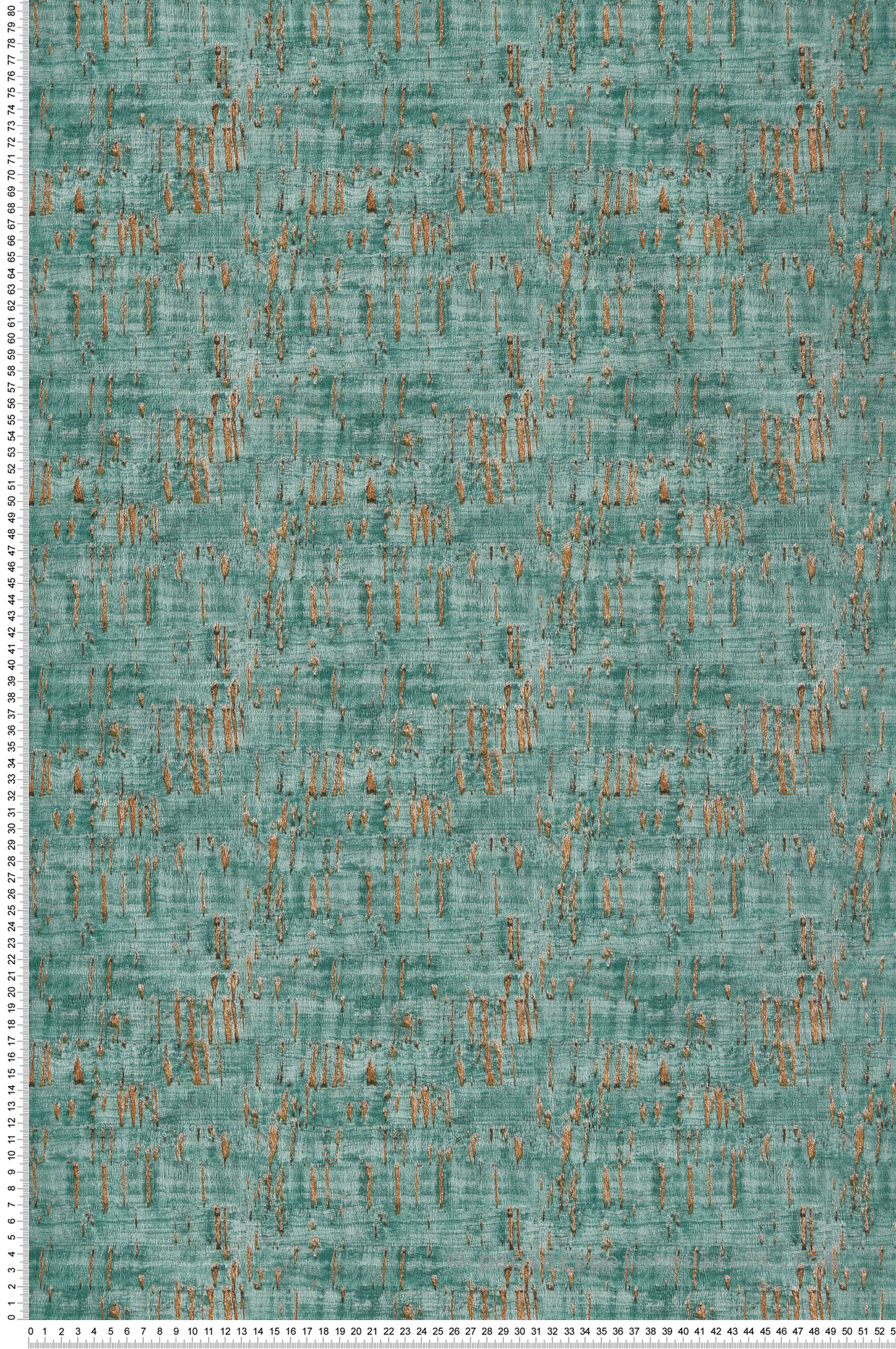 Papier peint Ecorce Liège vert émeraude - Shamal de Montecolino | Réf. MC-NHW1030