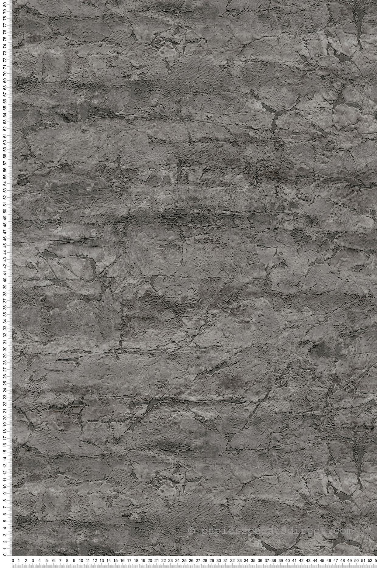 Papier peint Pierre Brute Minéral anthracite - Vibes & Styles d'A.S. Création | Réf. AS-791992