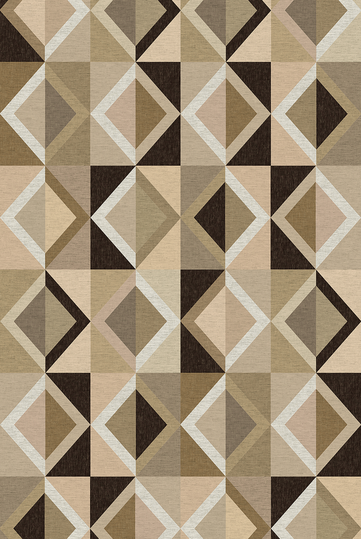 Papier peint panoramique Géométrique Lunca beige - A et B H260 - Joy de Masureel | Réf. MAS-DGJOY401X-260