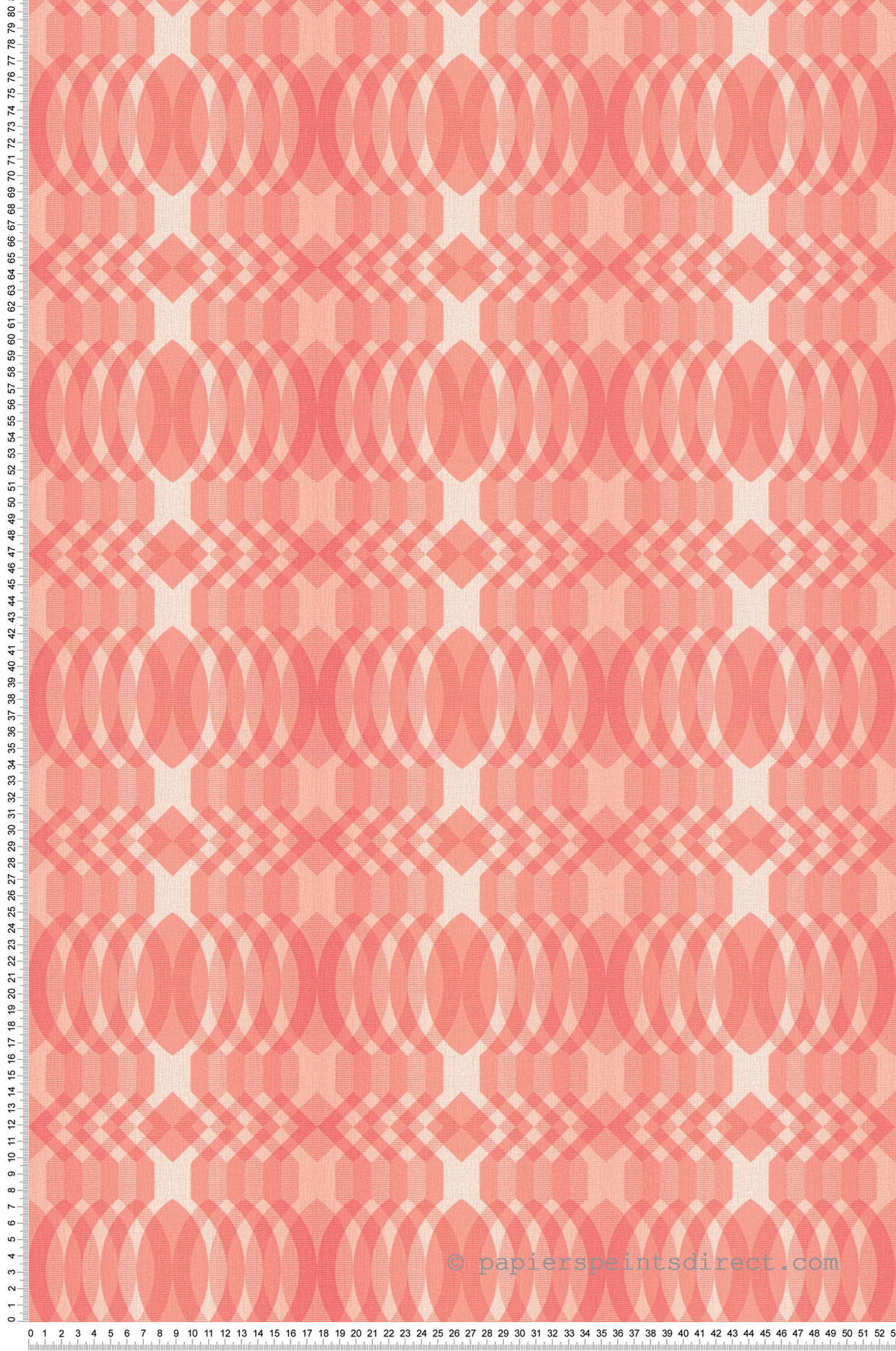 Papier peint Graphique Rétro rouge - Retro Chic d'A.S. Création | Réf. AS-395344