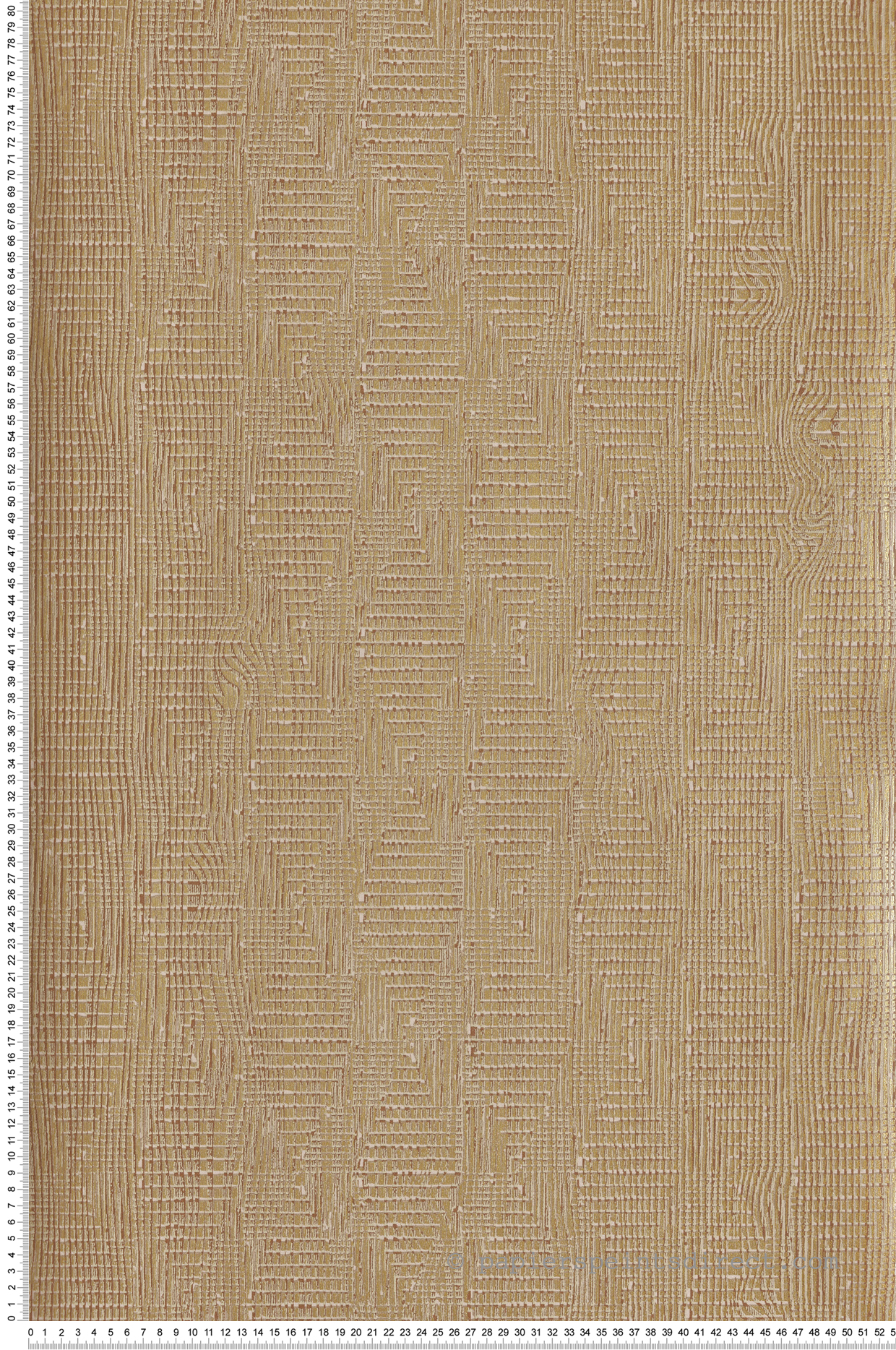 Papier peint Tissage Texture marron doré - Attitude de Lutèce | Réf. LTC-AM22003-2