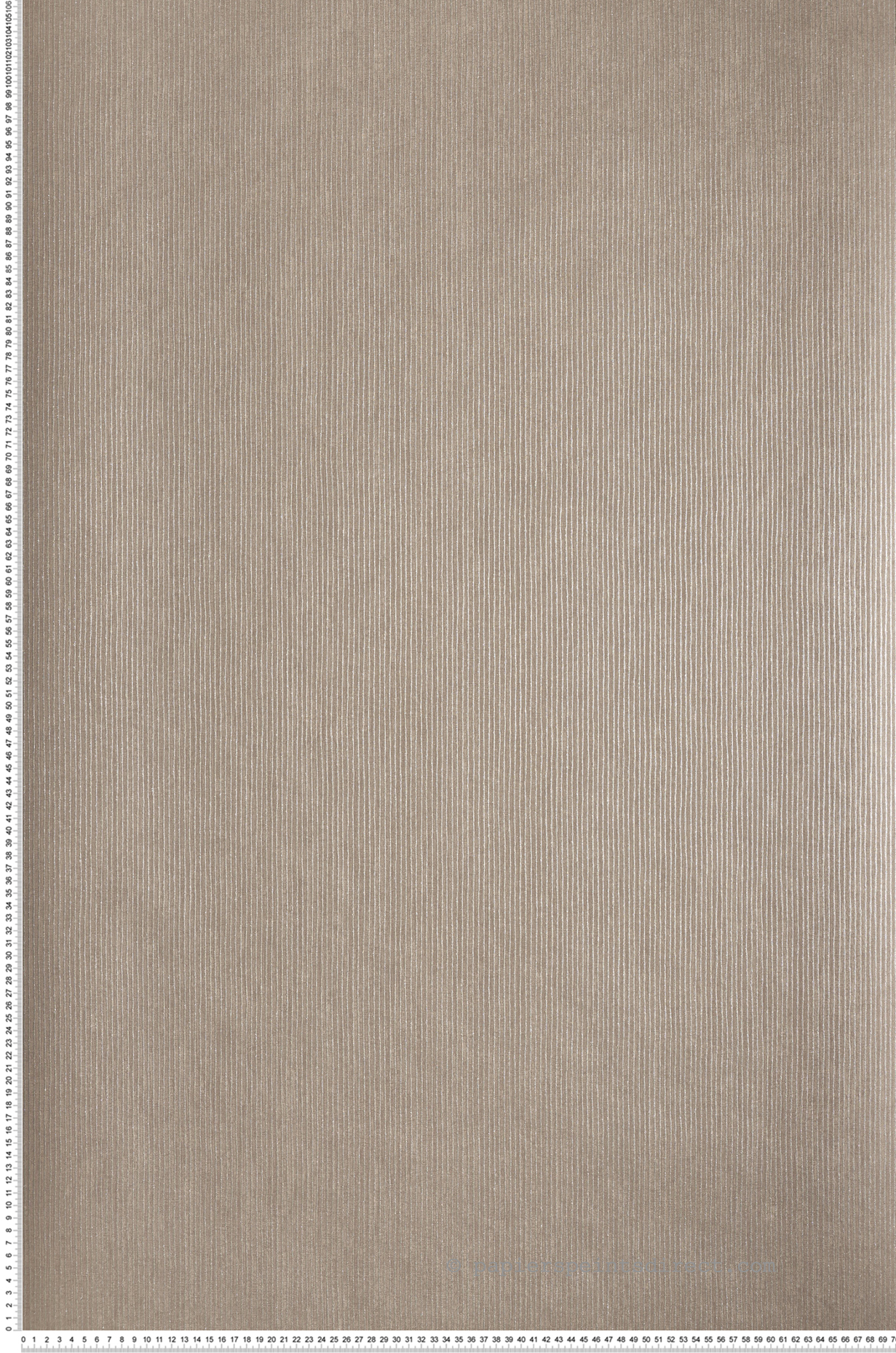 Papier peint Rayure Sulpice grège - Printemps Viennois de Casamance | Réf. CAS-A74200436