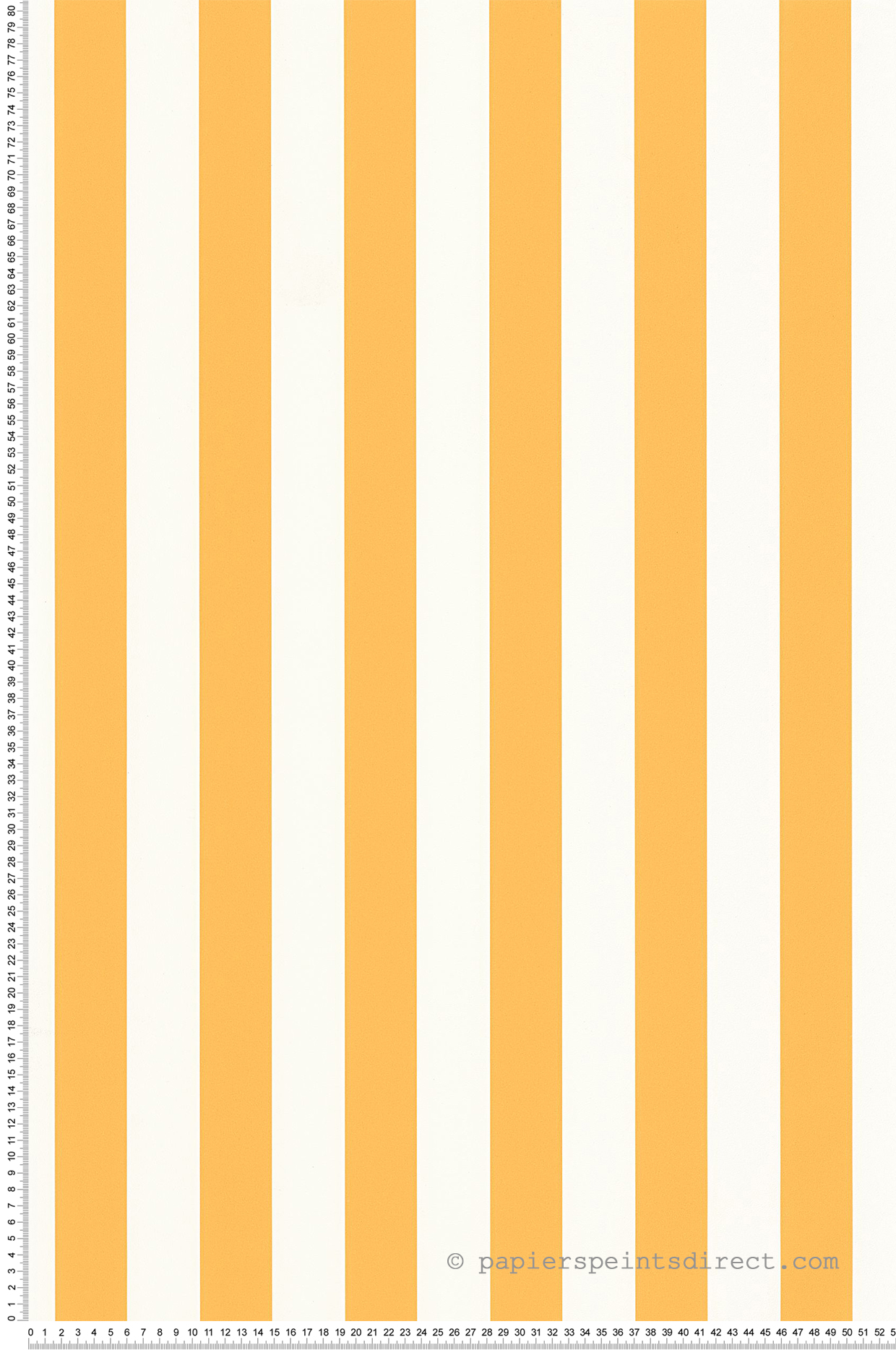 Papier peint Rayures Fines Lines jaune soleil - Azur de Casélio | Réf. AZU104032122