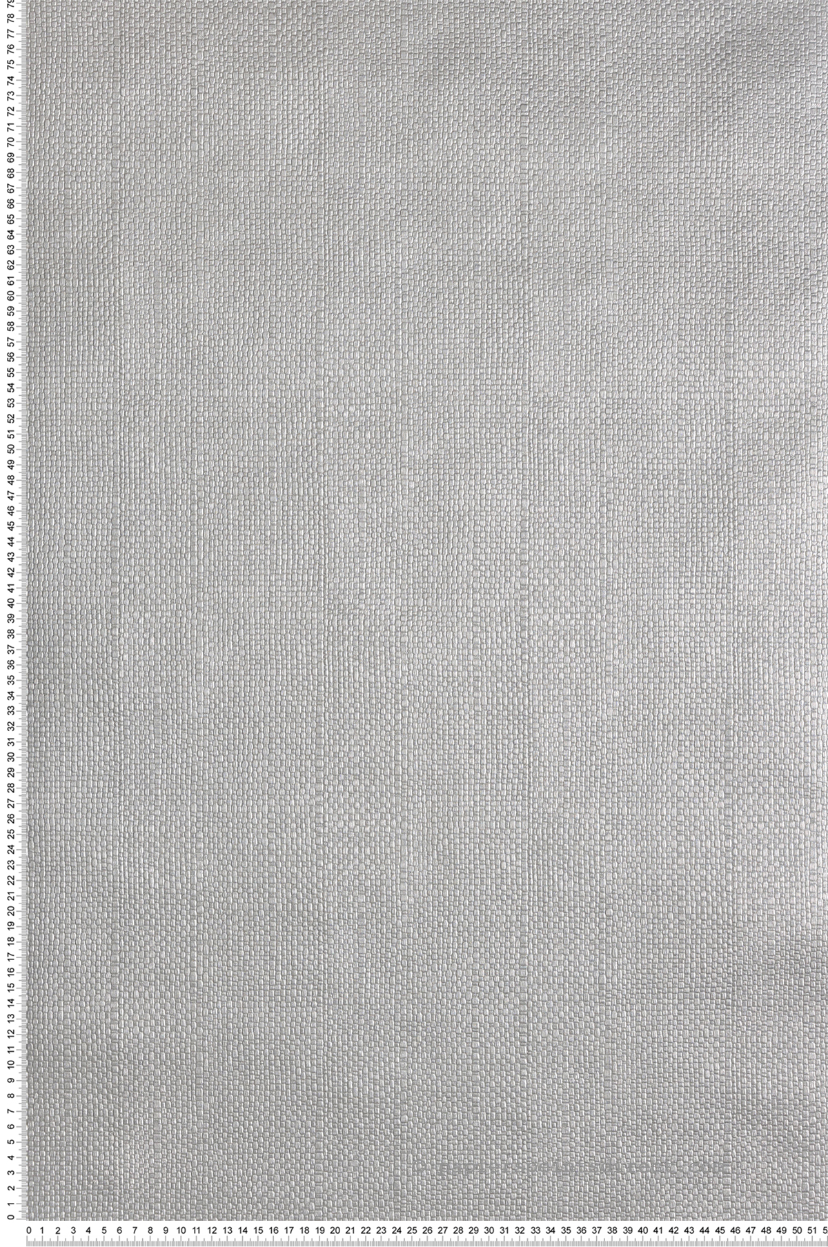 Papier peint Gaufré Serena argenté - Willow d'Initiales | Réf. INI-70311503