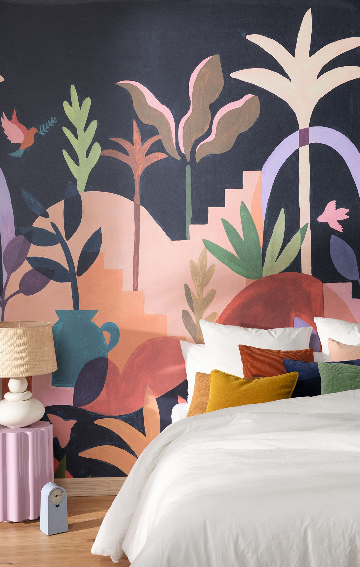 Papier peint panoramique Paysage Pays Imaginaire multicouleurs - Imagination de Casélio | AMB Réf. IMG102214312