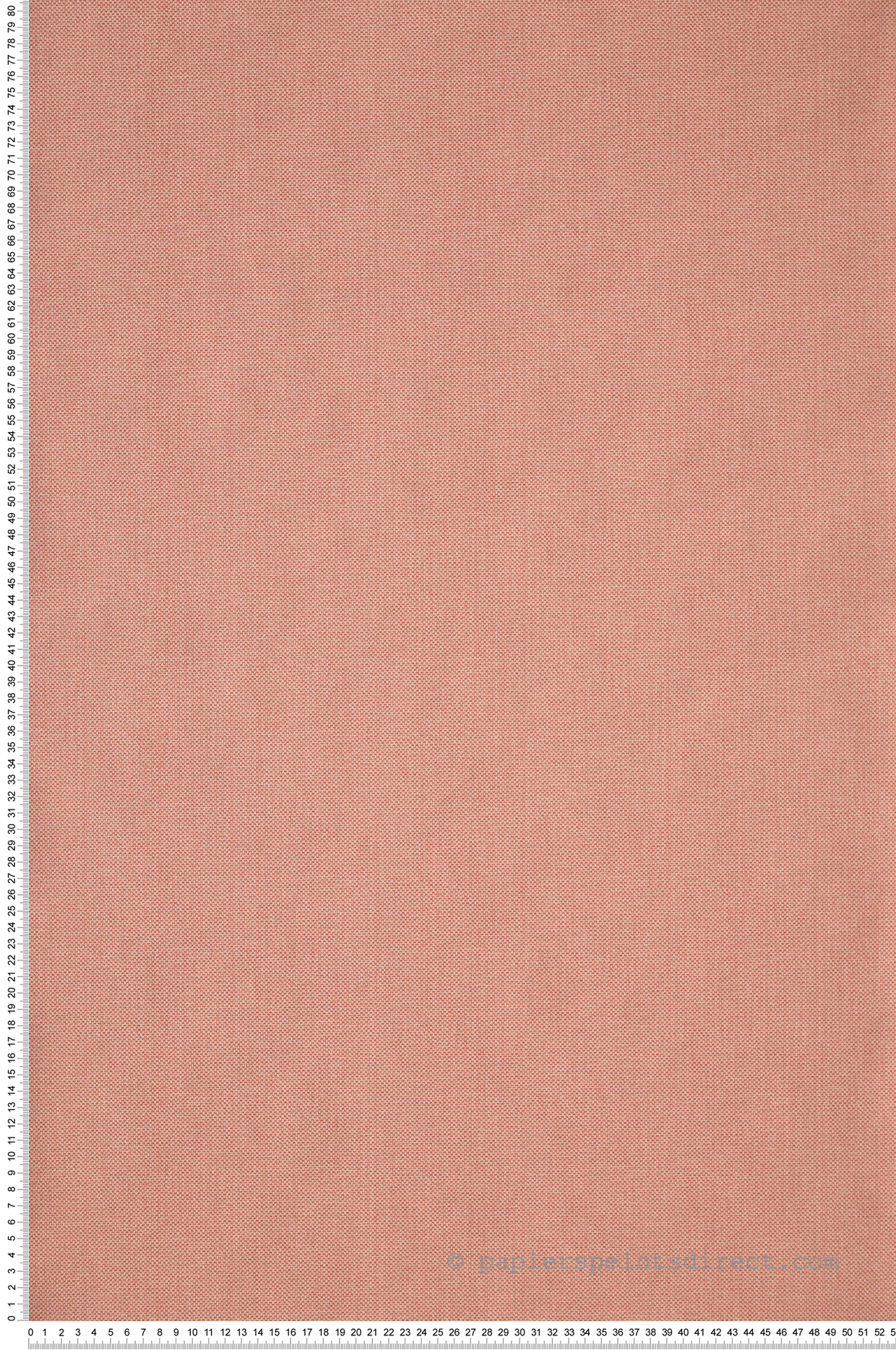 Papier peint Uni Natté Rose Corail - Green Life et Natté de Casélio | Réf. GNL101564240