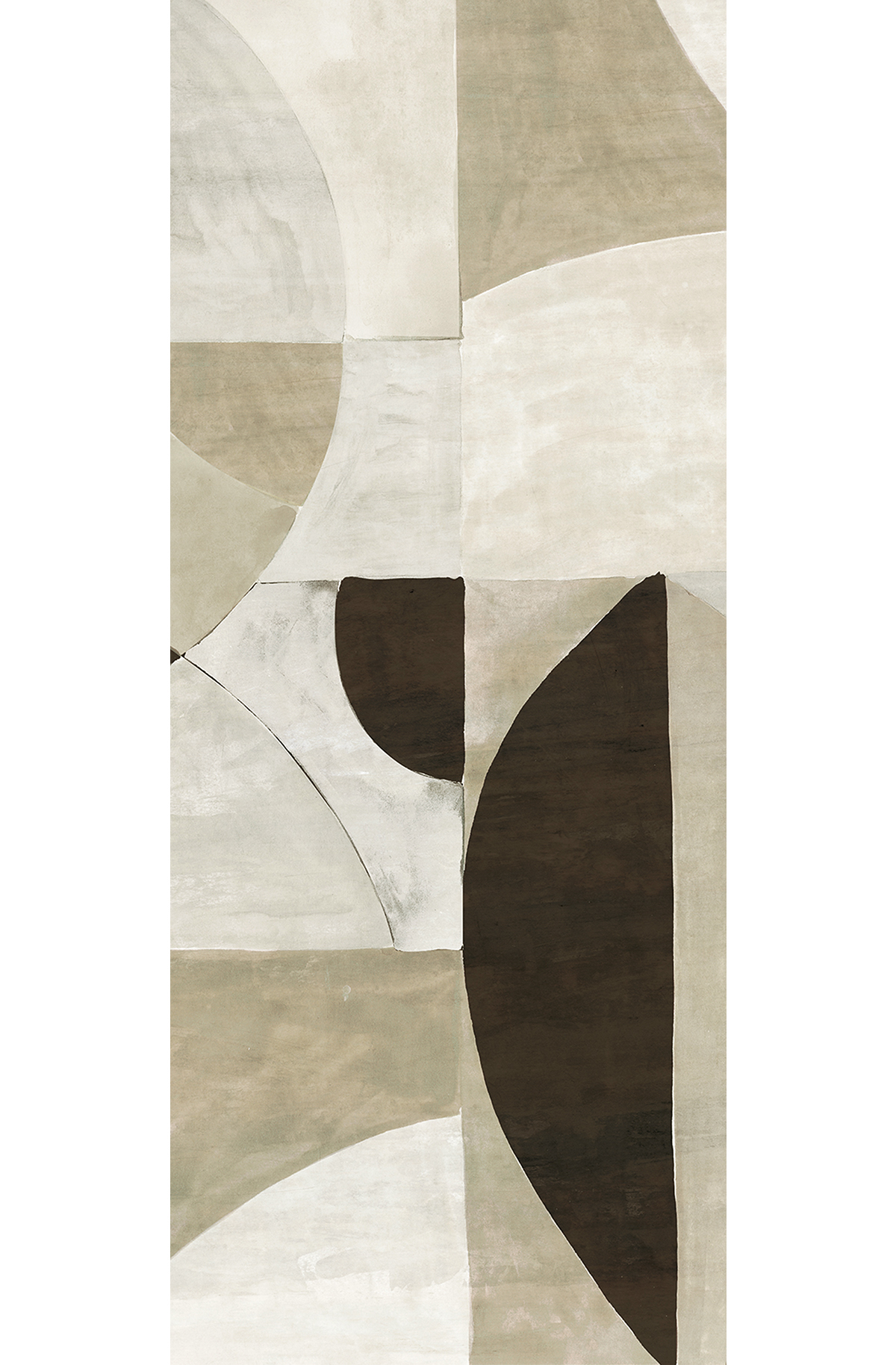 Papier peint panoramique Géométrique Patina mastic - B H260 - Wall Designs IV de Masureel | Réf. MAS-DG4ILA1022-260