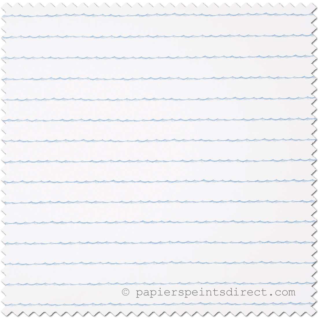 Tissu Vagues bleu marine - My Little World de Casadéco