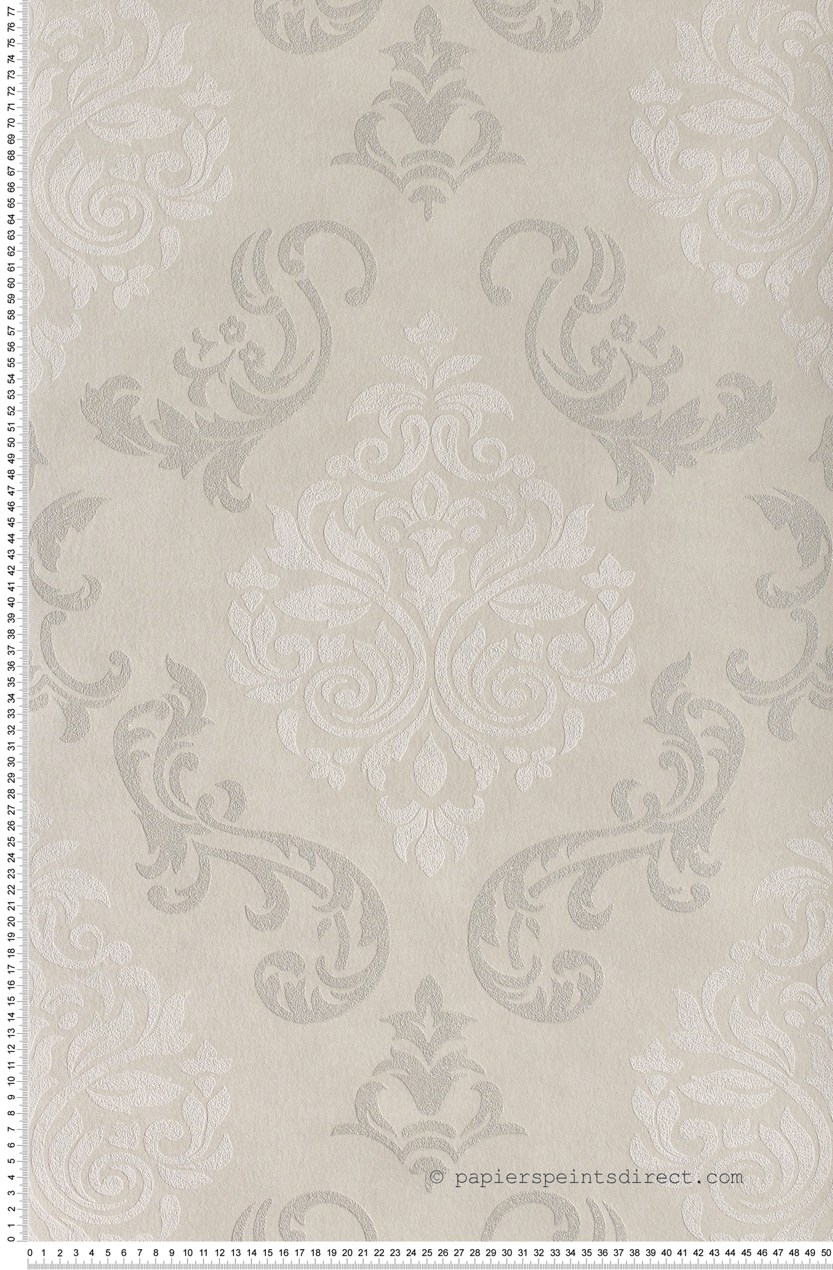 Papier peint Médaillons à paillettes gris clair - Mémory 2 et 3 AS Création | Réf. SP04051