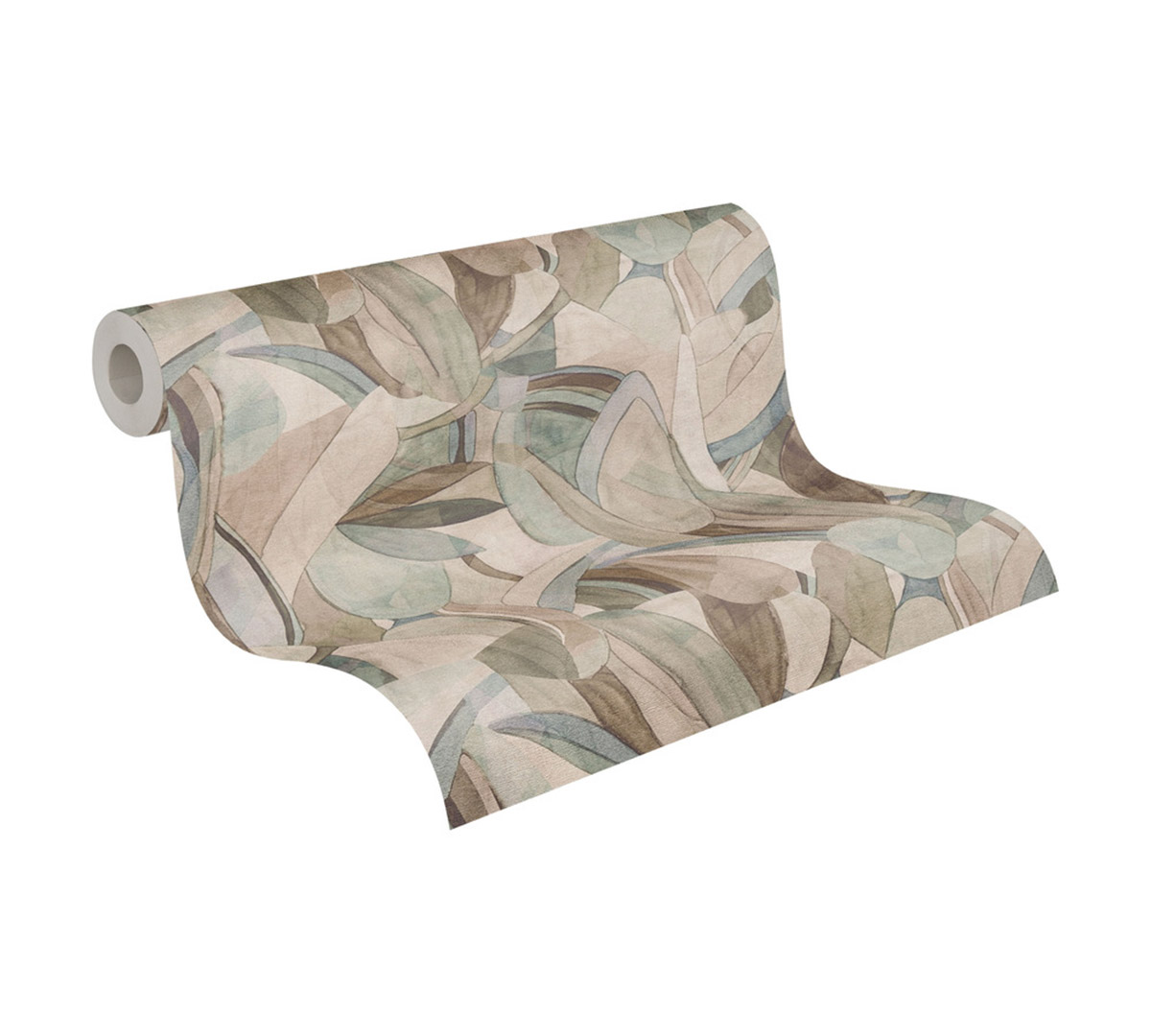 Papier peint Design Forme marron bleu - Anna D'Andrea d'A.S. Création AMB5| Réf. AS-782151