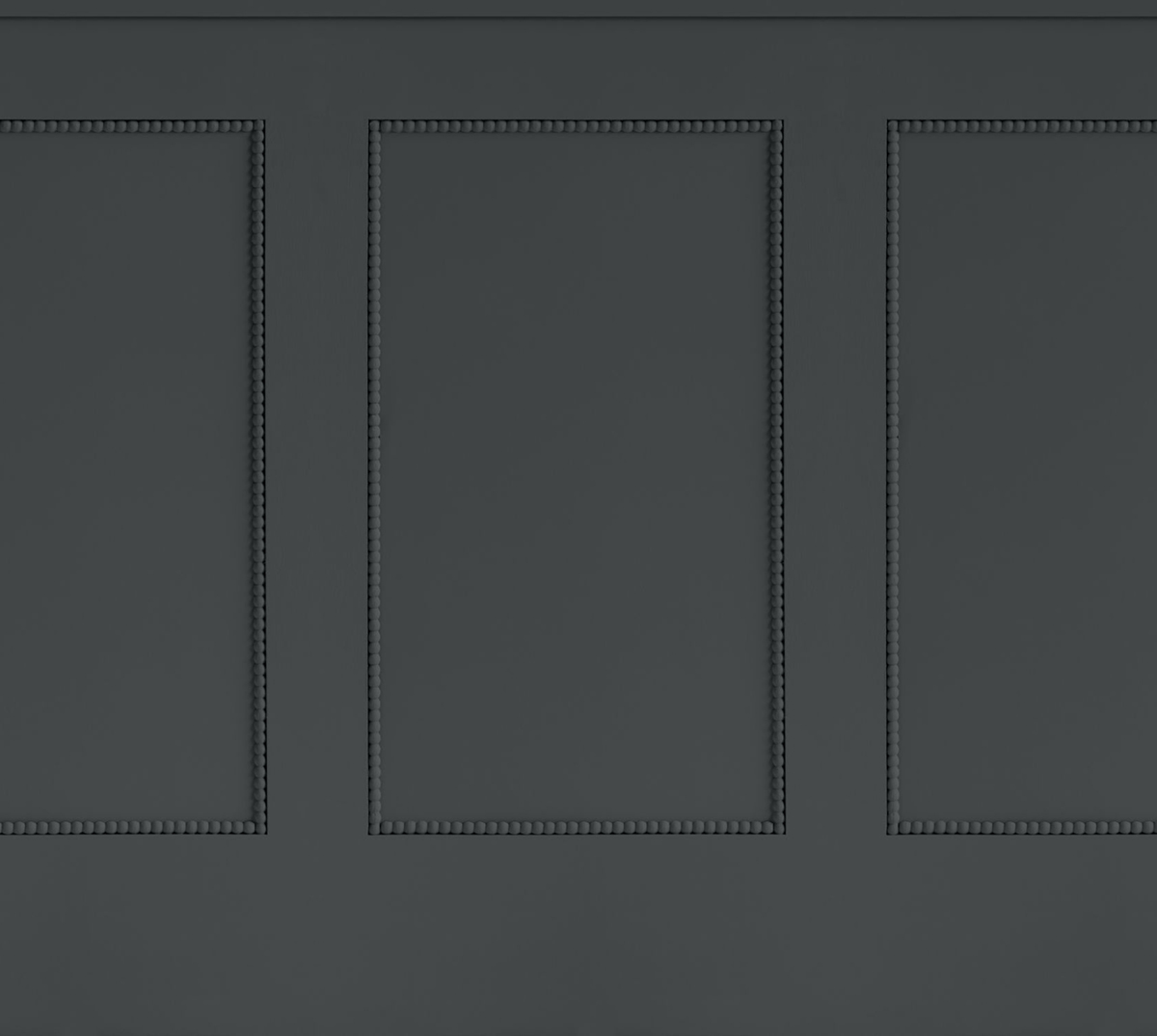 Papier peint Soubassement Moulure M noir - Reliefs de Casélio | Réf. RLF106369098