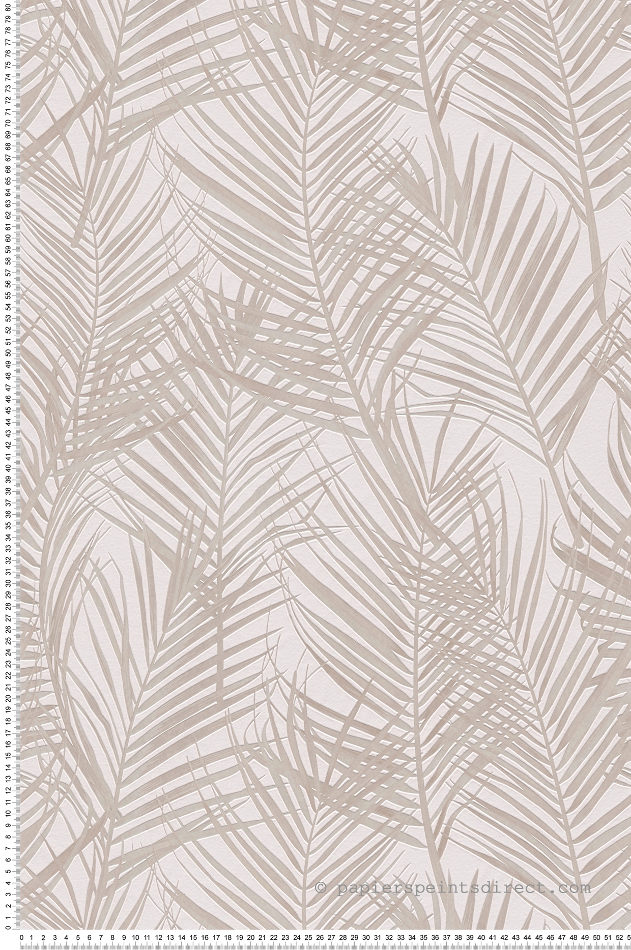 Papier peint Feuille Fougère Mango nacré - Attractive 2 d'A.S. Création AMB3 | Réf. AS-390383