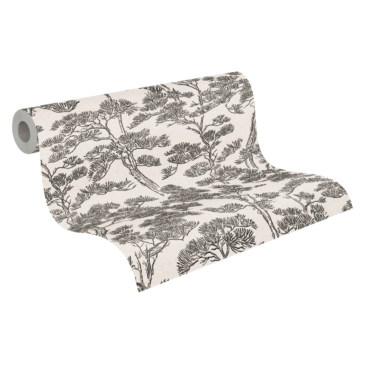 Papier peint Japonais Naturel Pins gris - Vibes & Styles d'A.S. Création AMB7| Réf. AS-790015