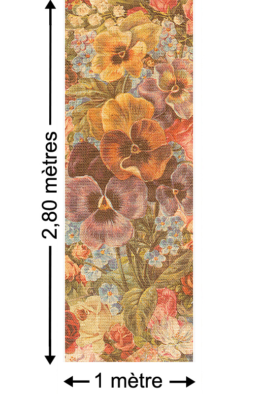 Pansy - Papier peint lé unique