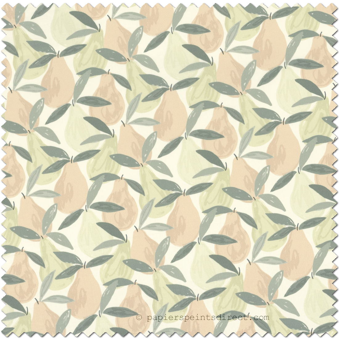 Tissu Poire Enfant vert amande nude - Once Upon A Time de Casadéco | Réf. OUAT88529230