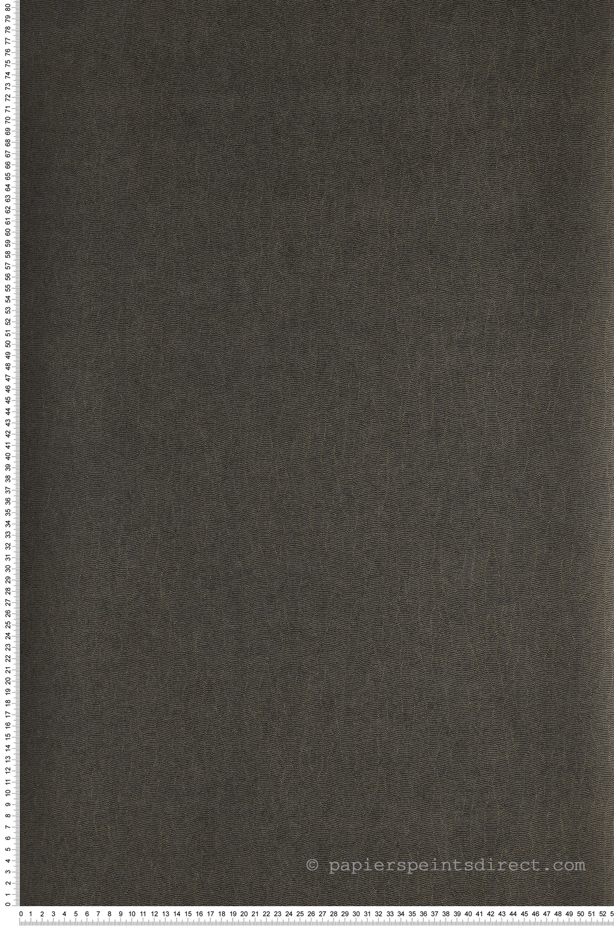 Papier peint Faux uni Gallant noir doré - Blossom de Casamance | Réf. CAS-72342374