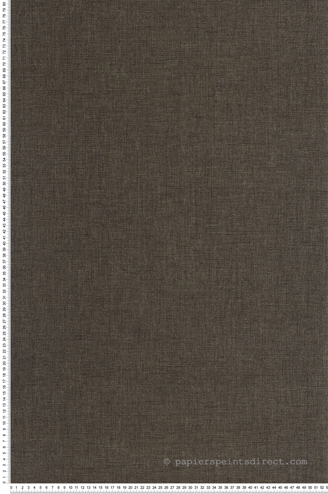 Papier peint Uni Lin Métallisé Caractère anthracite doré - Matera de Casadéco | Réf. MATA201179889