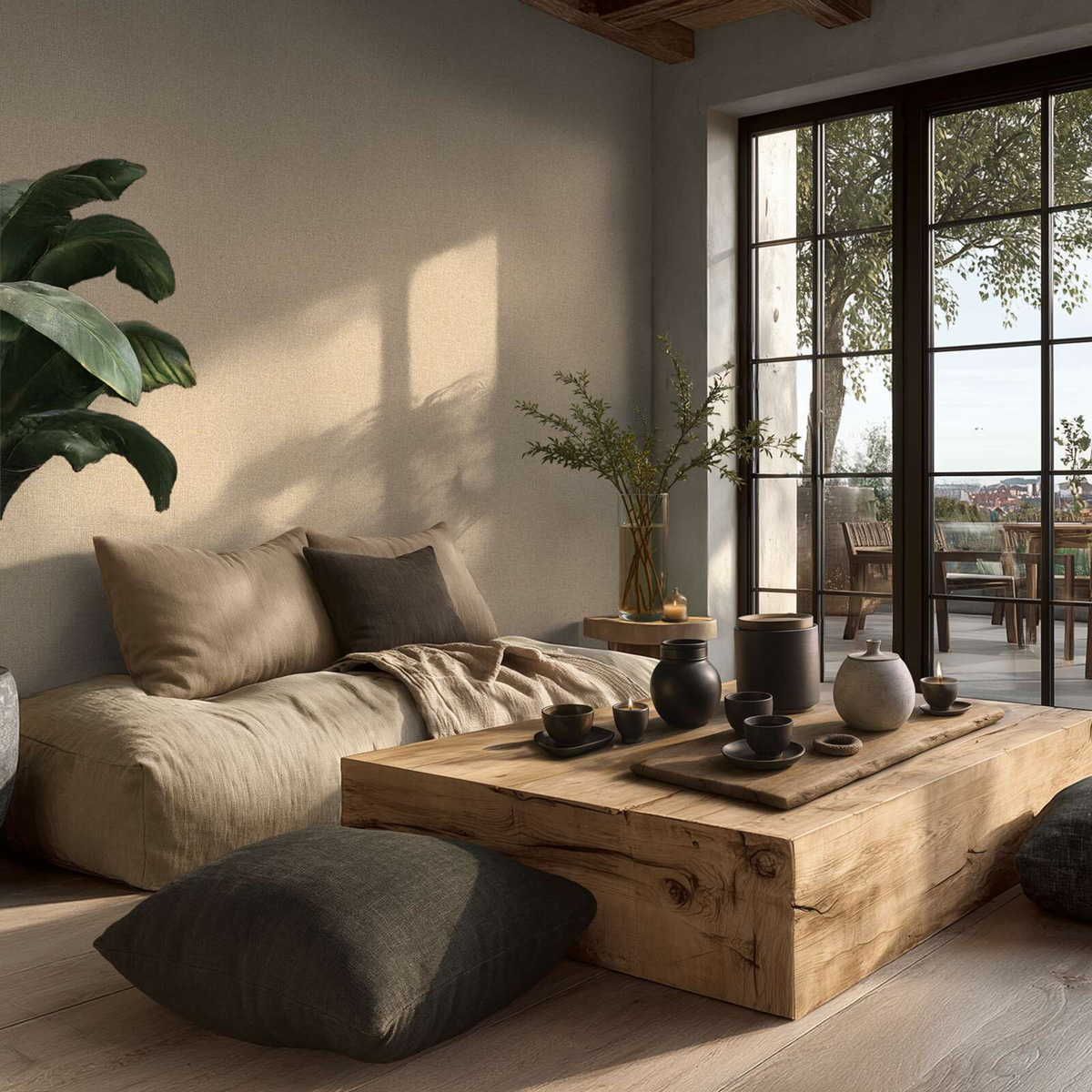 Papier peint Paille Tressée beige doré - Vibes & Styles d'A.S. Création | Réf. AS-791126