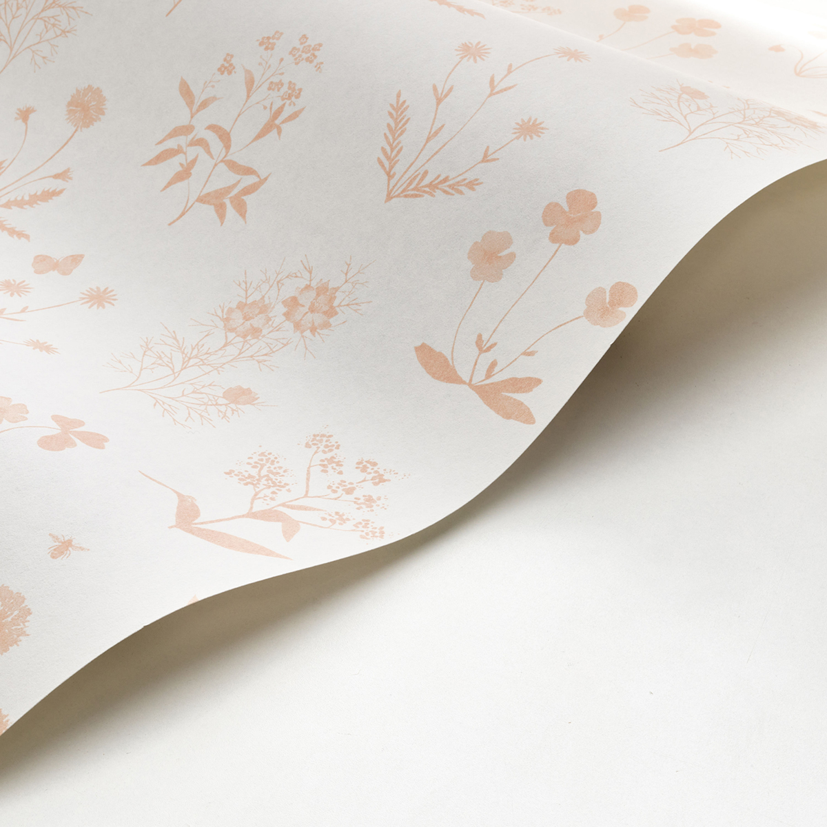 Papier peint Plante Herbier rose nude - Gardens de Casadéco AMBV | Réf. GADN87624127