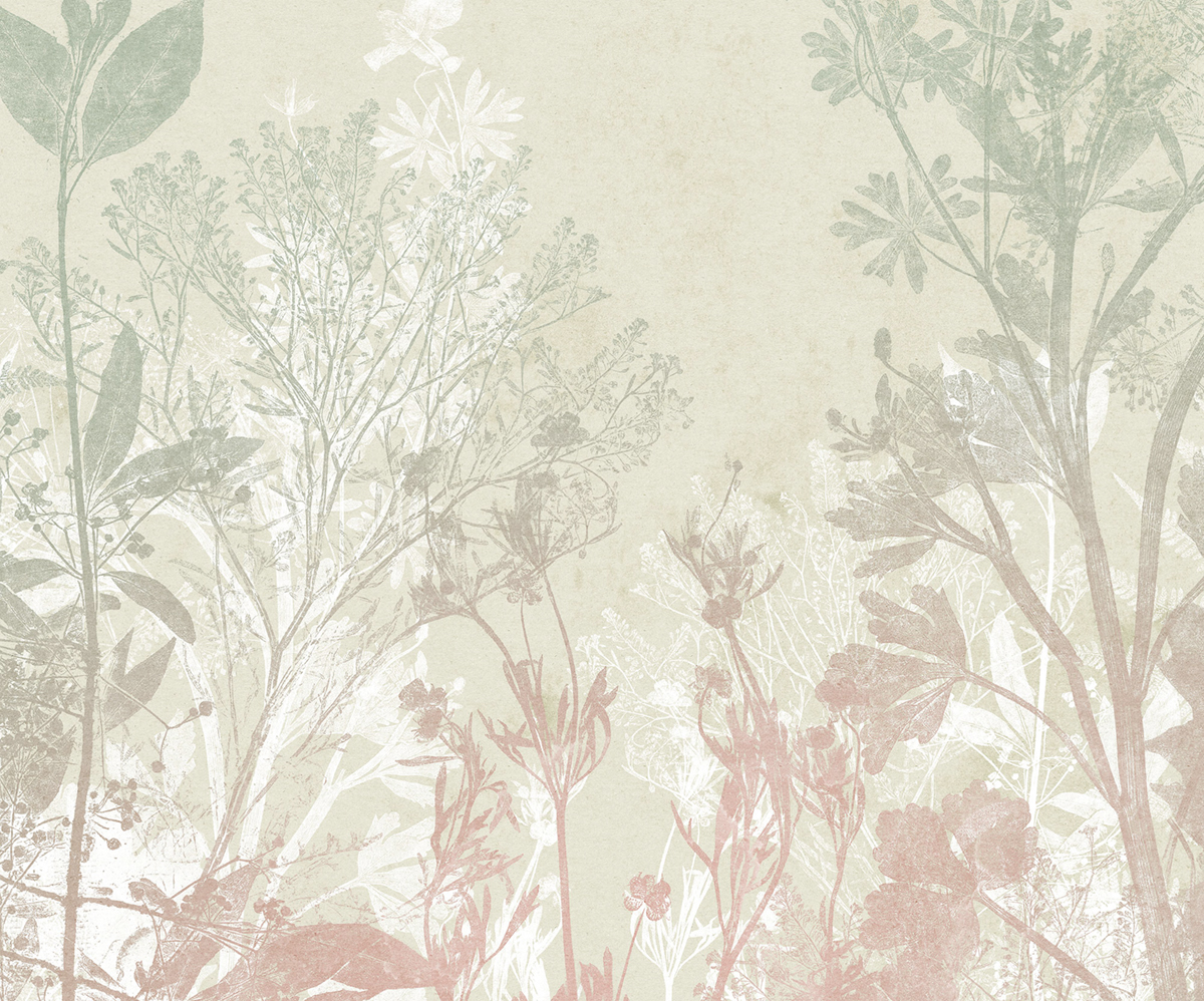 Papier peint panoramique Plante Healing Harvest vert - Papier Peint Komar Infinity 2