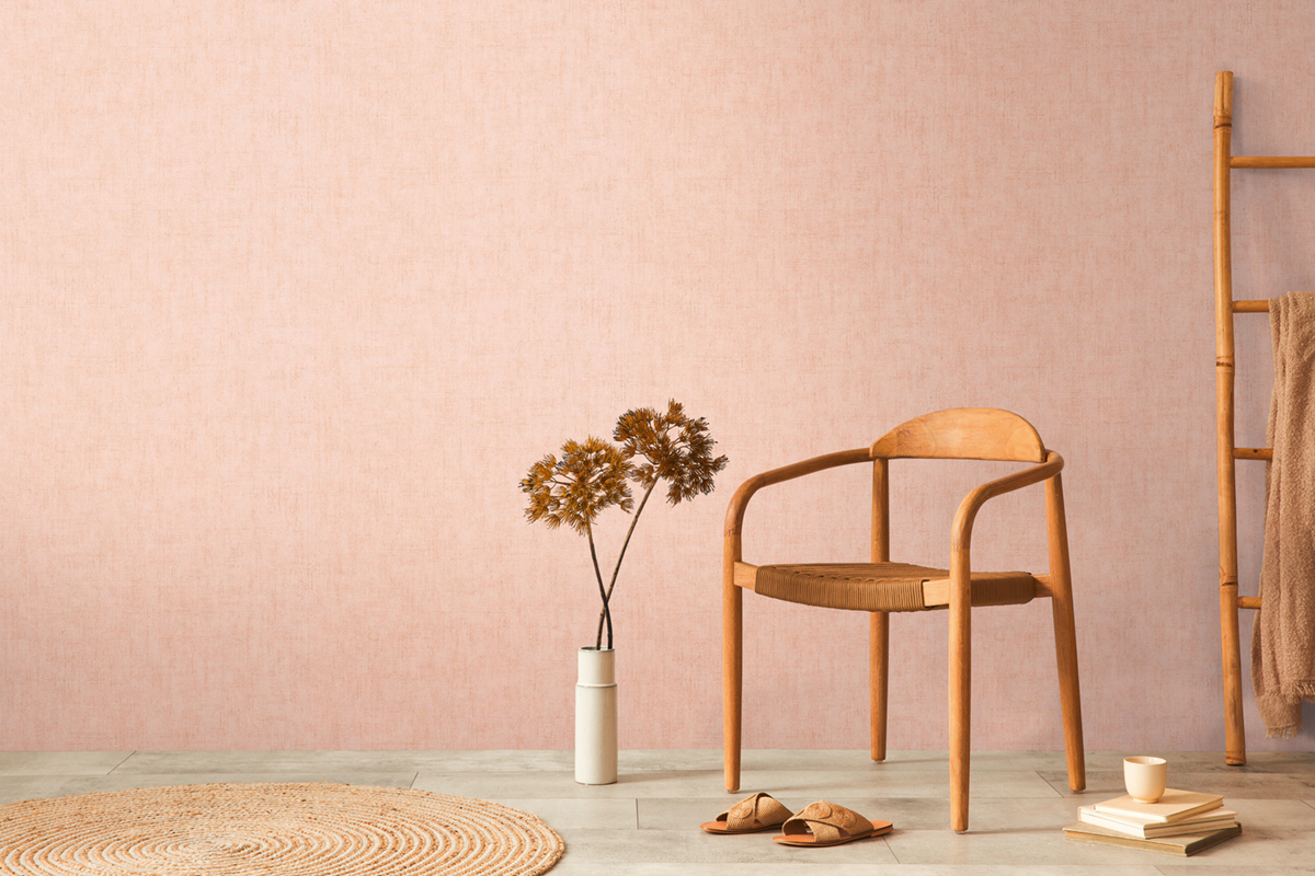 Papier peint Uni Béton rose métallisé - Cosmoliving d'A.S. Création AMB3 | Réf. AS-791098