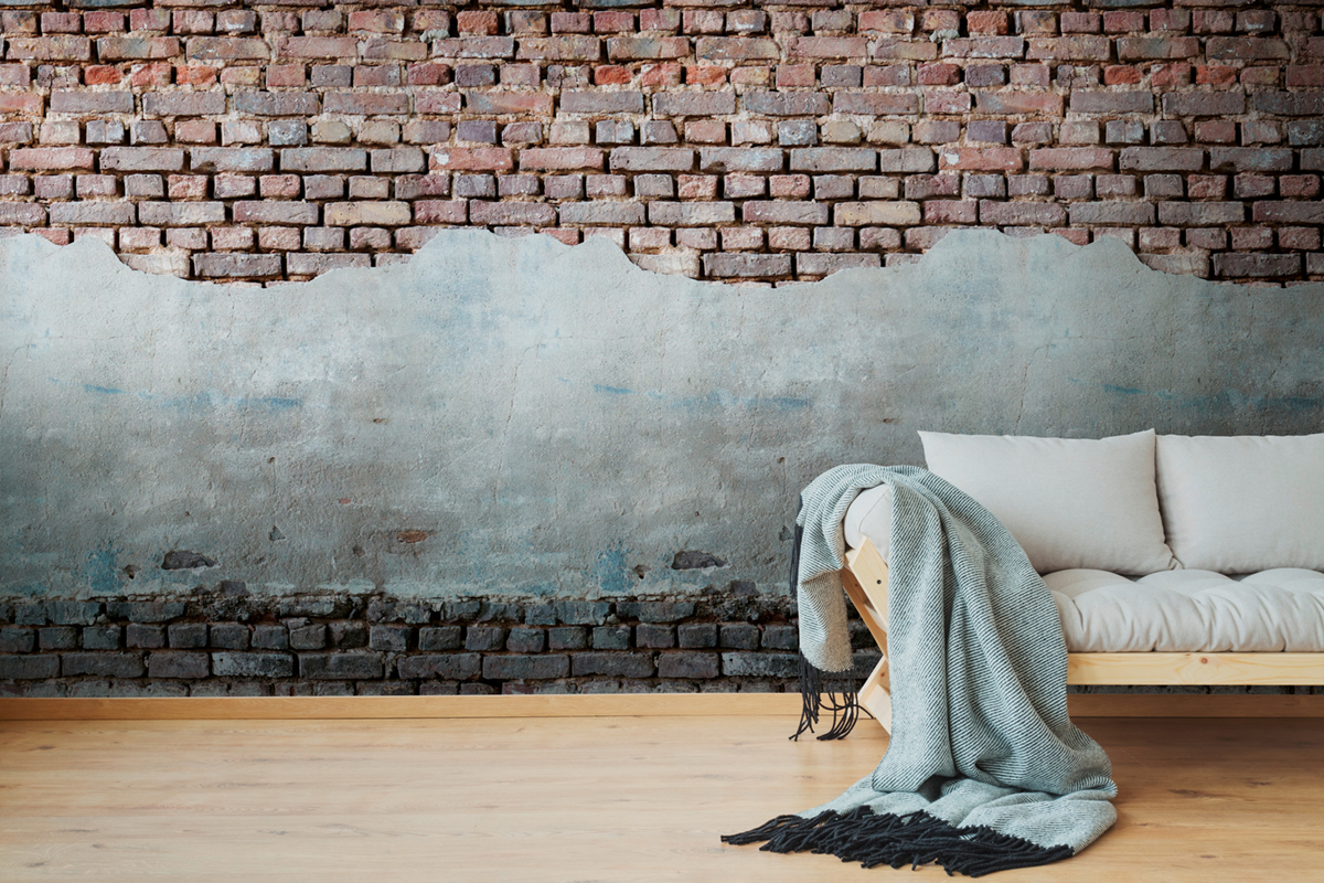 Papier peint panoramique Brique Enduit Bas - The Wall d'A.S. Création AMB | Réf. AS-383341