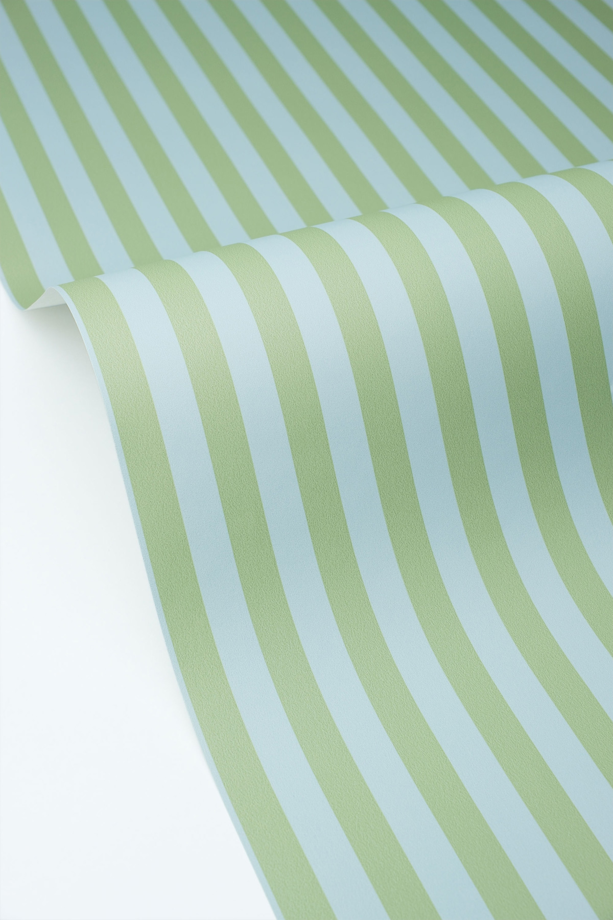 Papier peint Fine Rayure Marshmallow bleu vert - Happy Kids Club de Casélio | Réf. HKC107694527