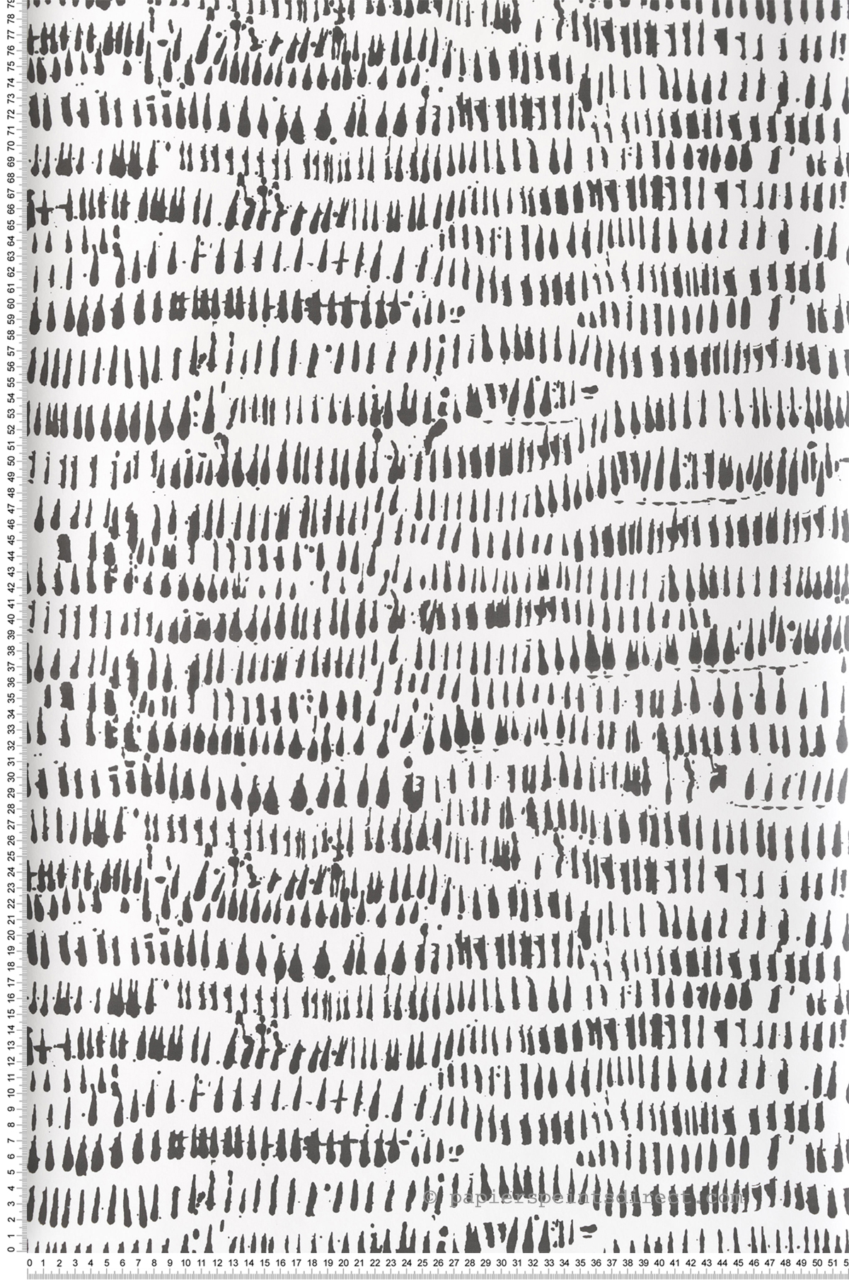 Papier peint Tacheté Gouttes anthracite - Happy de Lutèce | Réf. LTC-FD24354