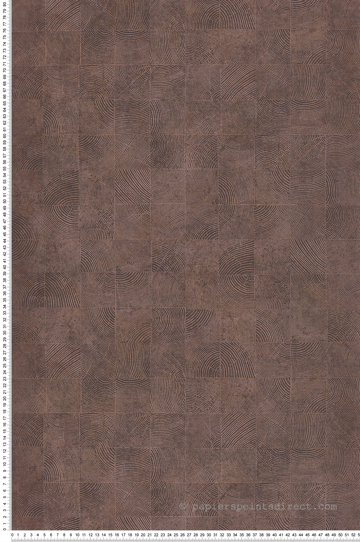 Papier peint Géométrique Chêne marron - Woods de Casadéco | Réf. WOOD86012939