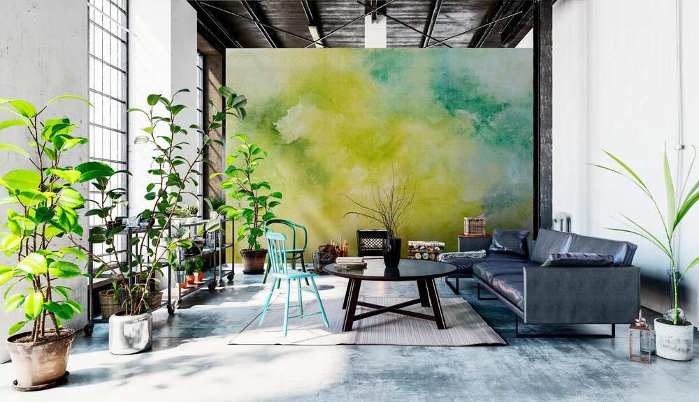 Papier peint panoramique Aquarelle Watercolours 3 - Référence DD114357 - Intissé 200g/m2 - Standard 400 x 270