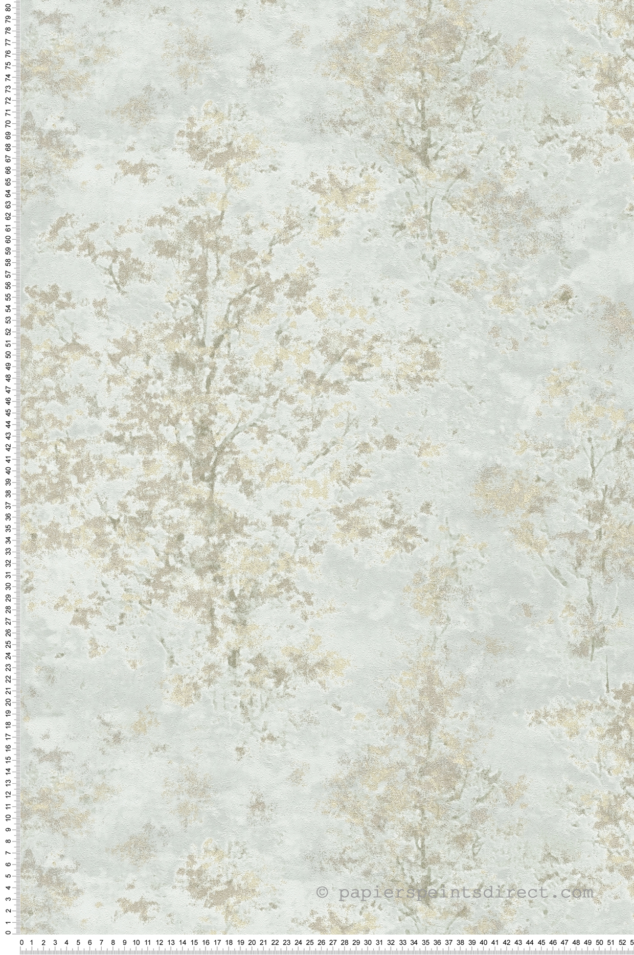 Papier peint Forêt Poétique bleu doré - Vibes & Styles d'A.S. Création | Réf. AS-792001