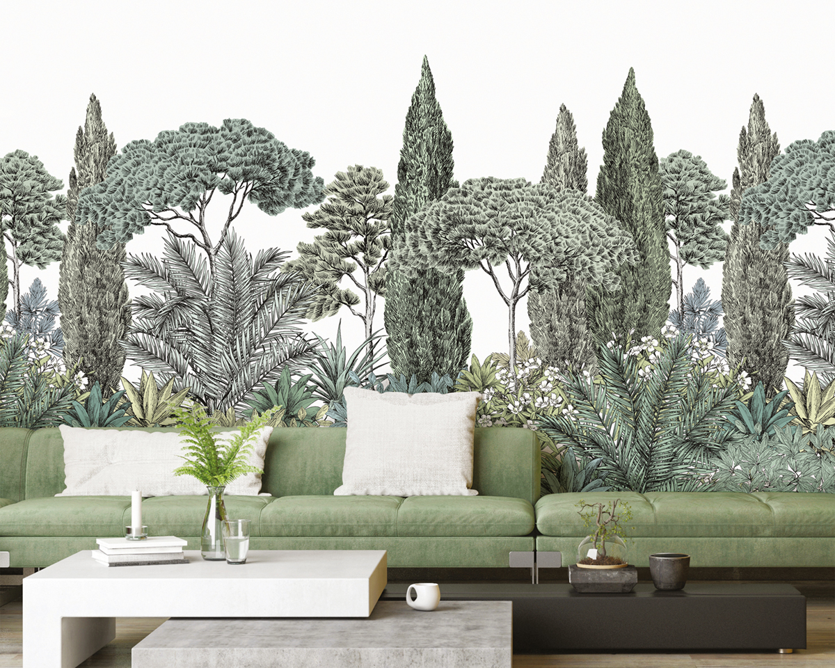 Papier peint panoramique Riviera Naturel A+B - 1/2/3/4/5/6 - Isidore Leroy