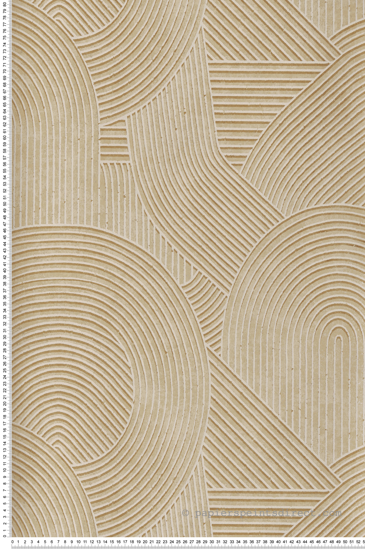 Papier peint Jardin des Pierres sable - Kyoto de Casadéco | Réf. KYTO88751850