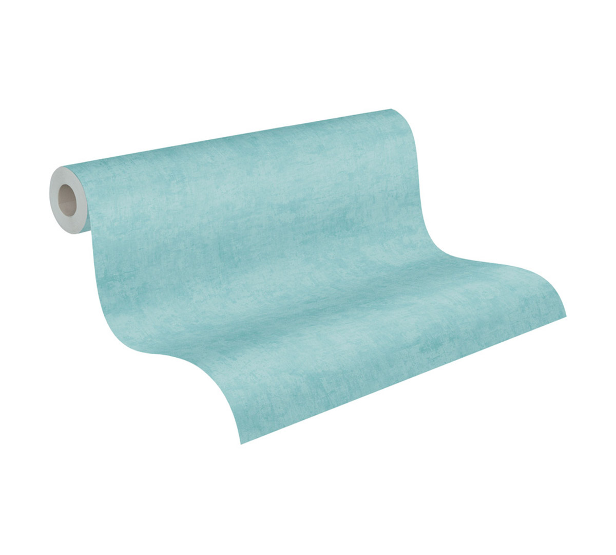 Papier peint Faux Uni Patine turquoise - Lilly & Luis d'A.S. Création AMB8 | Réf. AS-771794