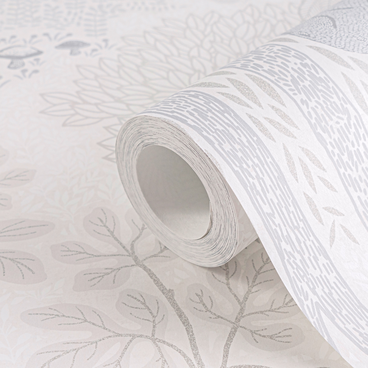 Papier peint Nature Sauvage grège - Lilly & Luis d'A.S. Création AMB7 | Réf. AS-771332