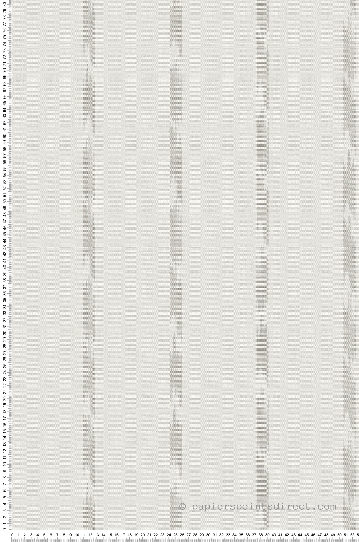 Papier peint Rayure Tie-And-Dye gris - Fidji de Lutèce | Réf. LTC-8509-1