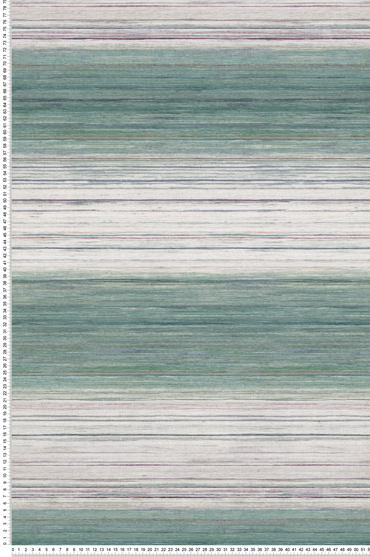 Papier peint Rayure Design vert - Kanoko d'Osborne & Little | Réf. OBS-W7552-01