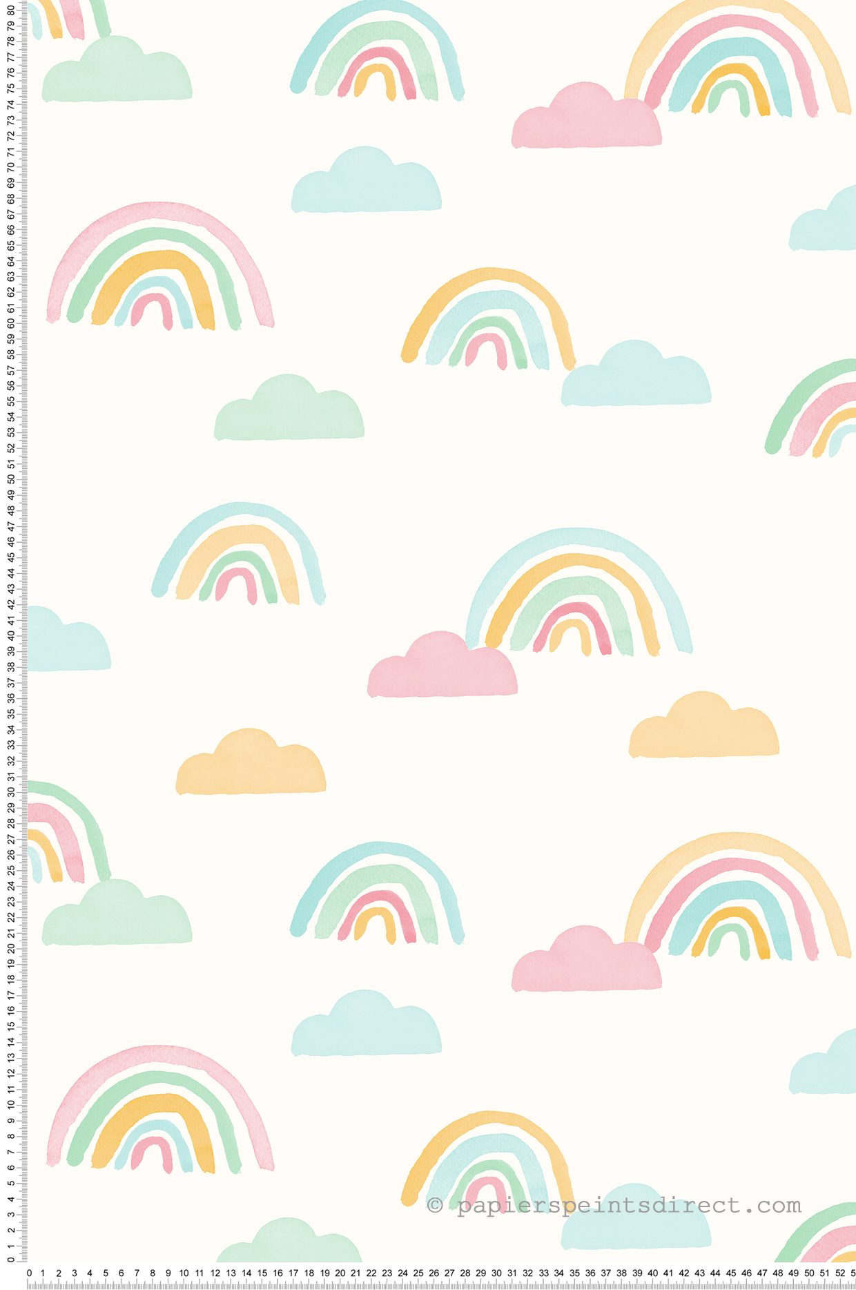 Papier peint Arc en Ciel multicolore - Imagine de Lutèce | Réf. LTC-DL27562
