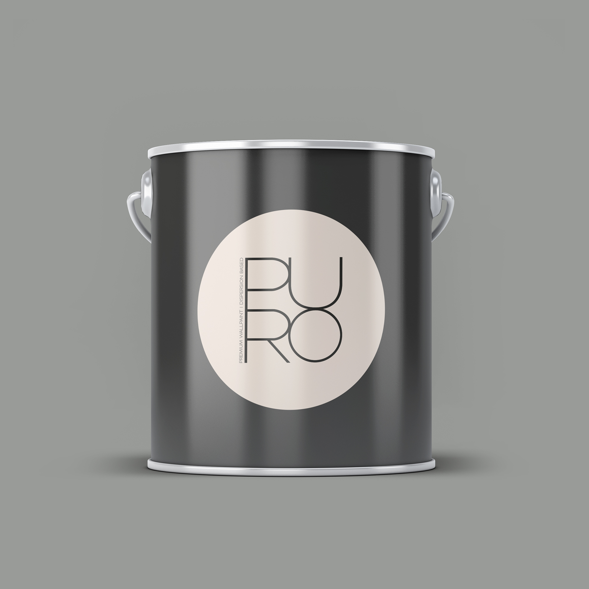 Image d'un pot de 2,5 litres de peinture Puro gris cool grey - c1003