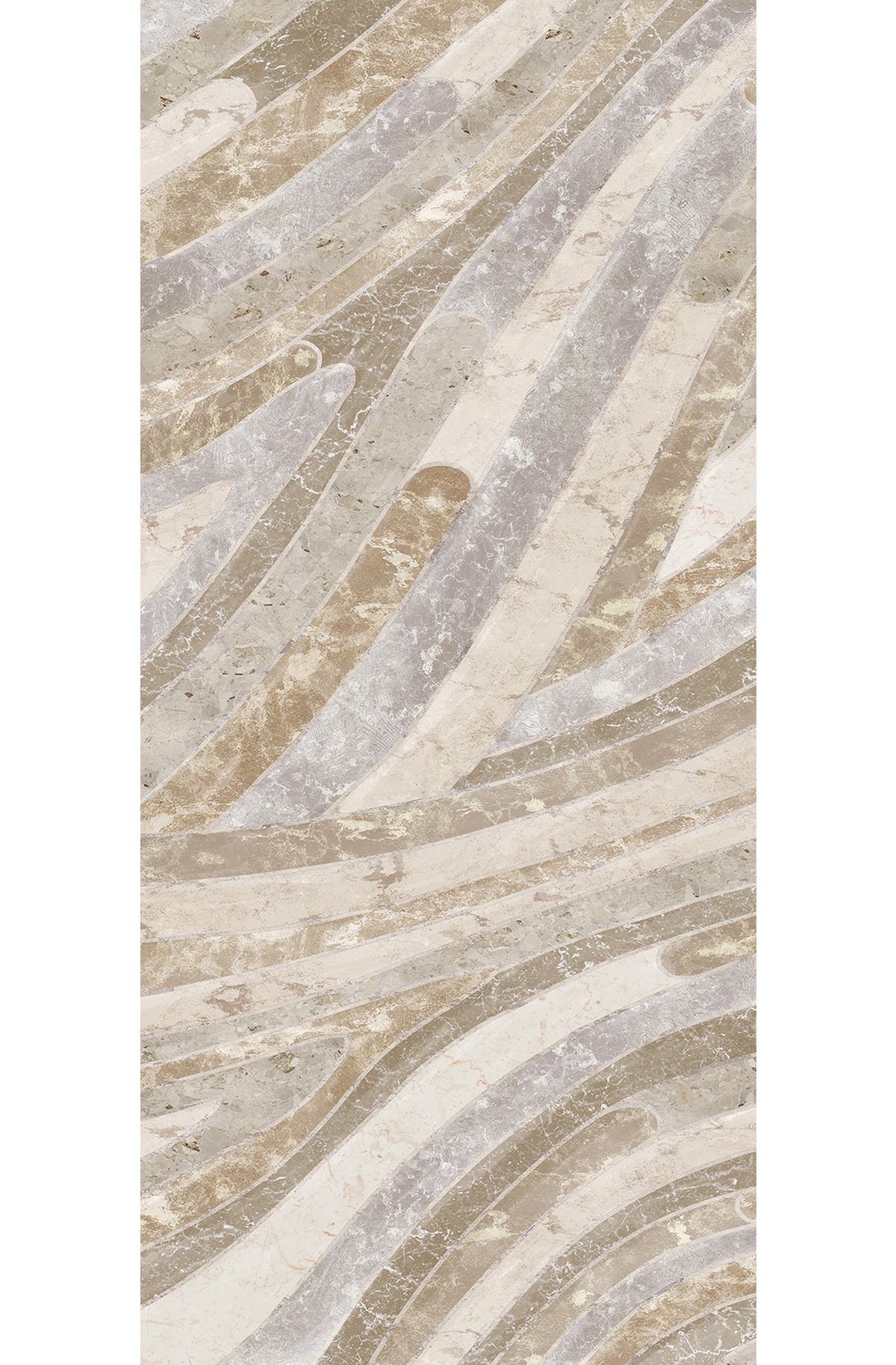 Papier peint panoramique Marbre Serpentine beige - A H260 - Rock de Masureel | Réf. MAS-DGROC2011-260